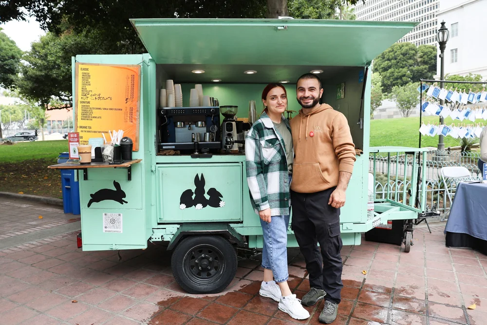 Rabbit Coffee Cart