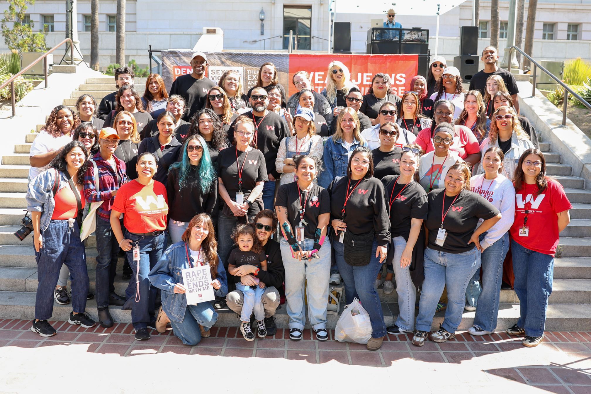  Downtown Women’s Center team showed up in support of survivors 