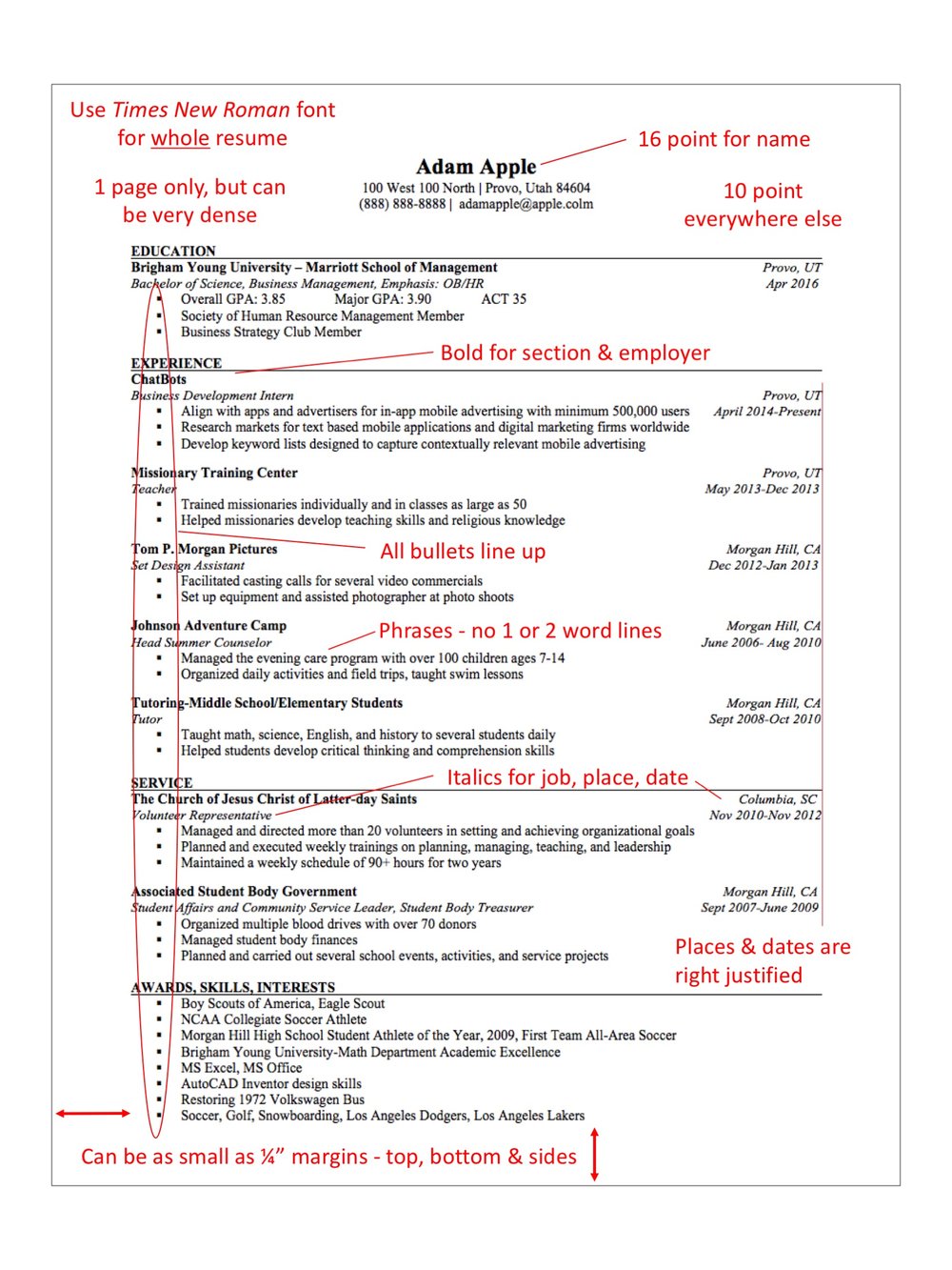 resume template — Bill Keenan