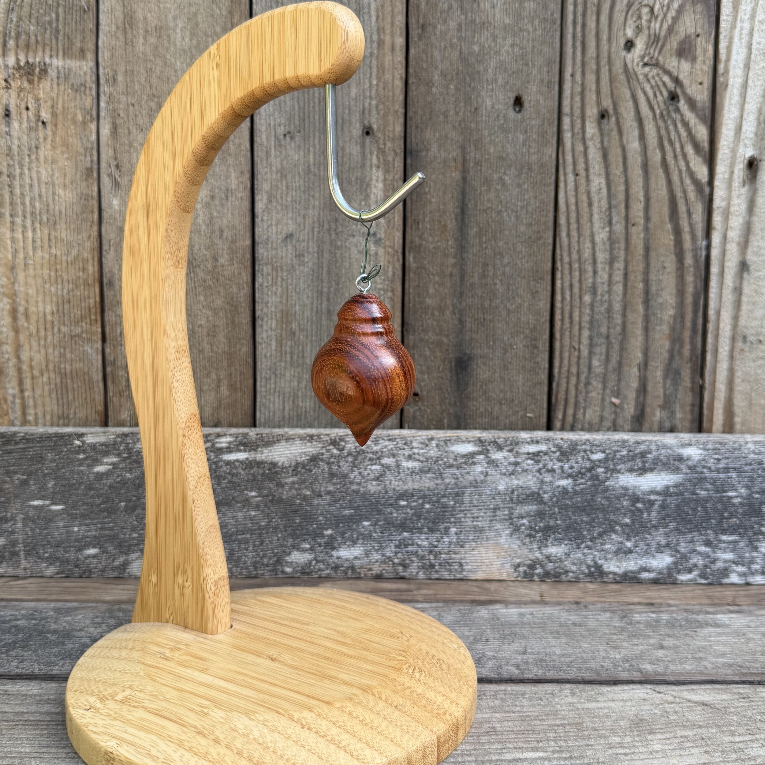 #109 - Wooden Ornament - Brazilian Cherry Wood