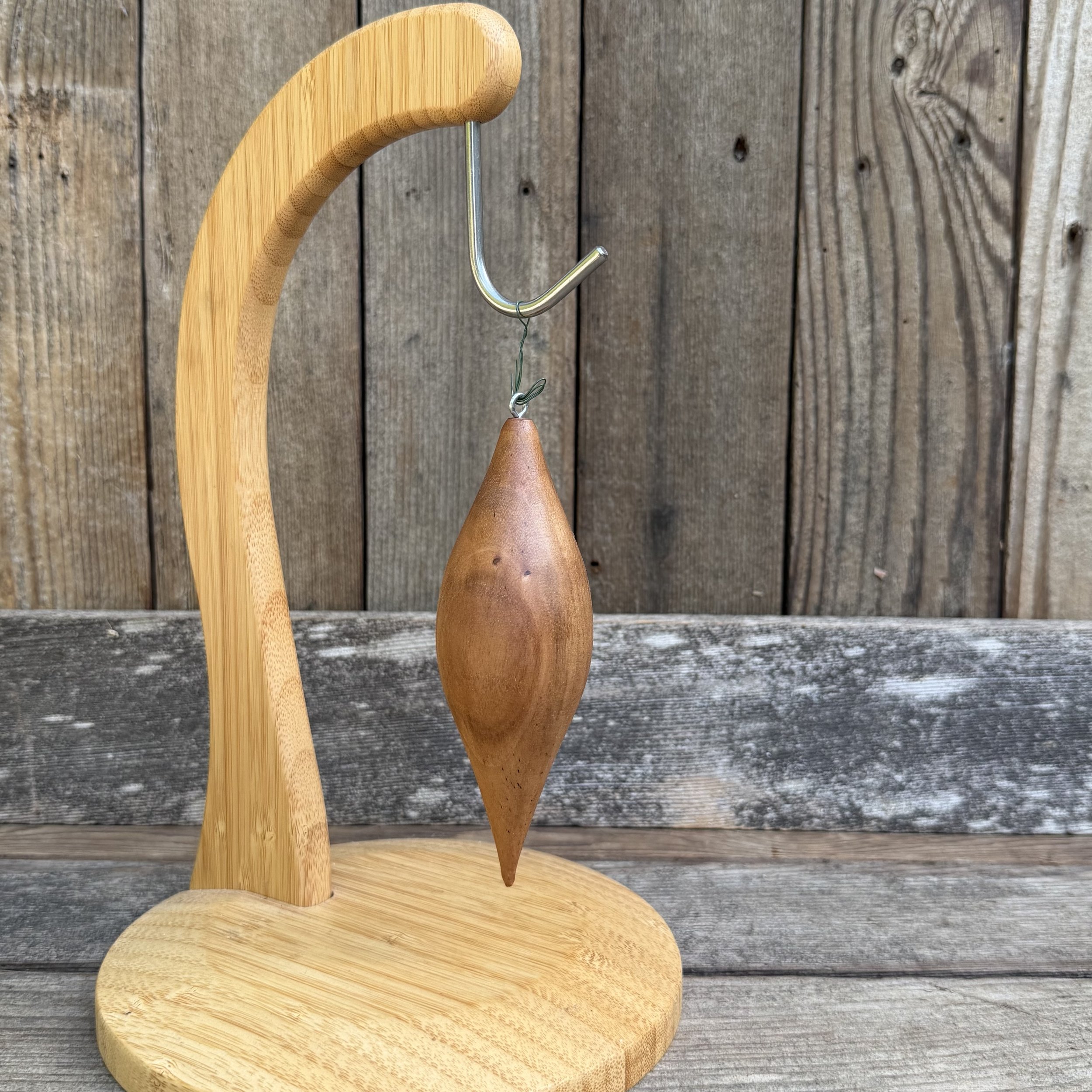 #107 - Wooden Ornament - Primavera Wood