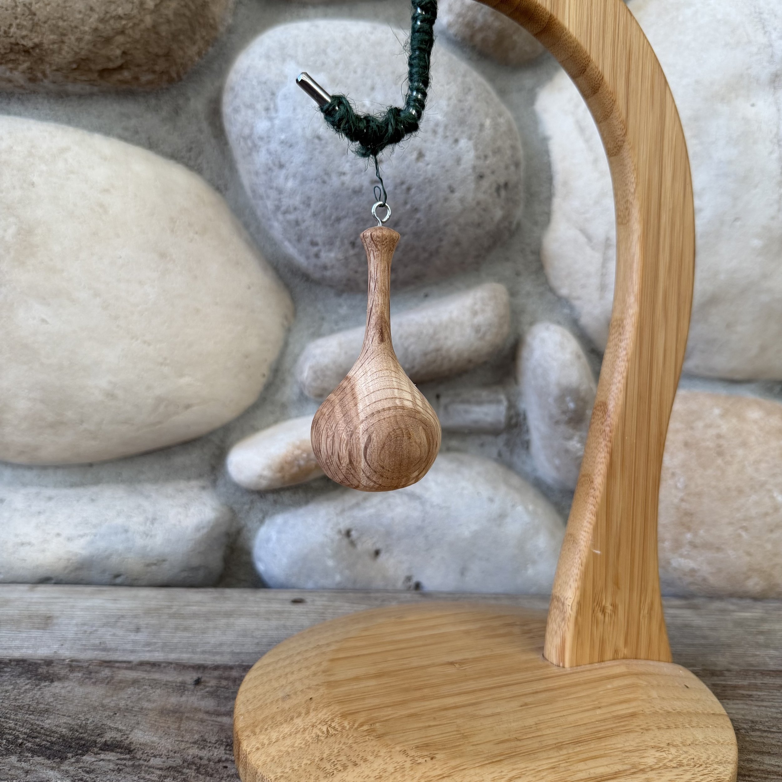 #116 - Wooden Ornament - Mexican Greenheart Wood