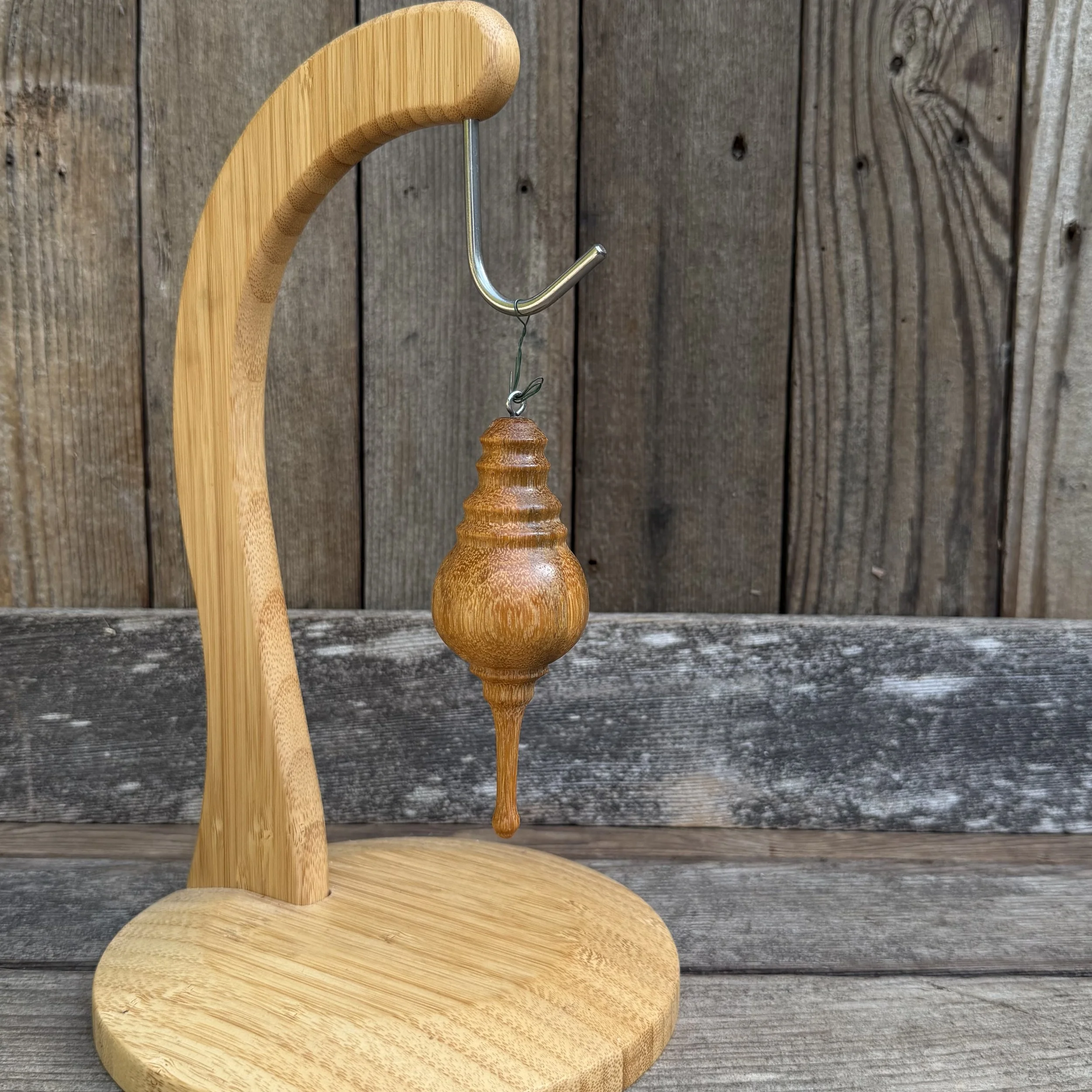 #108 - Wooden Ornament - Honduran Mahogany Wood