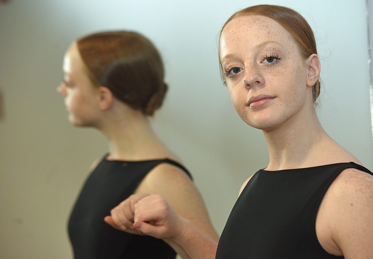 Academy Dancer, Helena Maynard with photo by John Russell