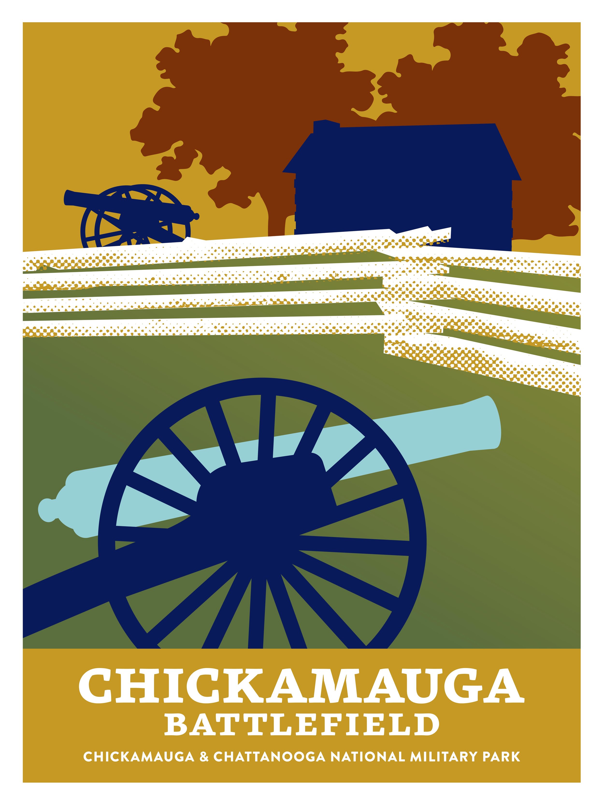 Chickamauga Battlefield - Poster — National Partners