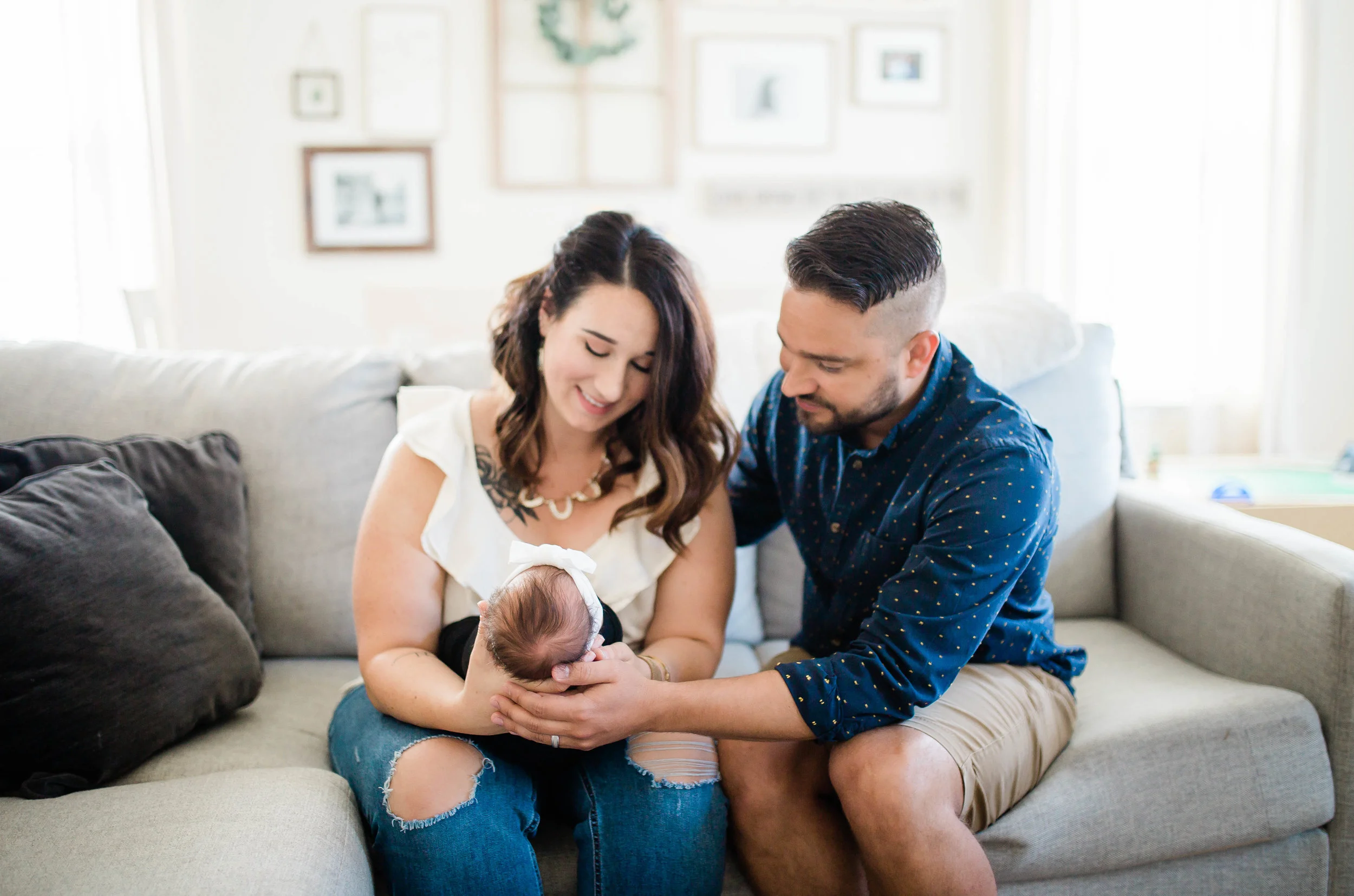 Newborn Photography Northern VA | In-home Ashburn Virginia Newborn Session