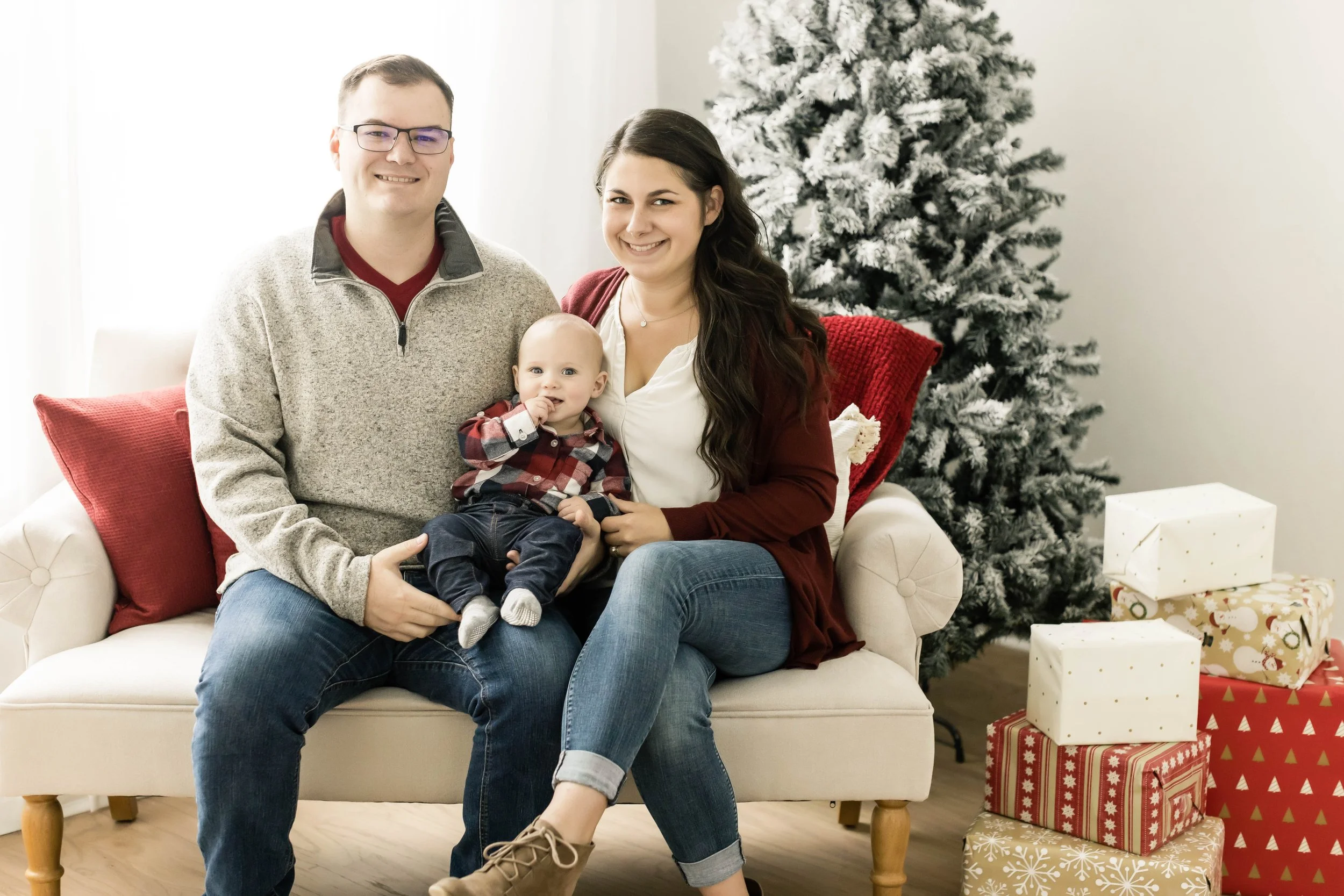 Holiday Petite Family Sessions in Augusta, GA