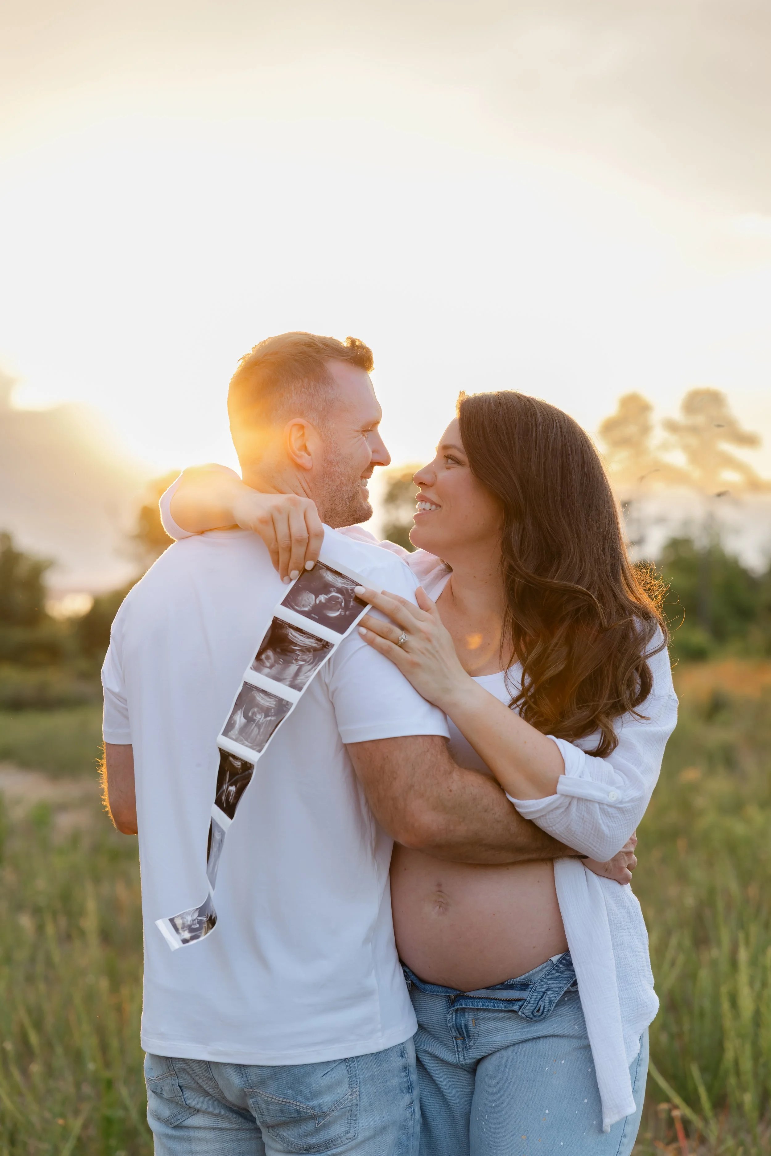 Golden Hour Maternity Session at Clarks Hill Lake | Augusta GA Maternity Photographer