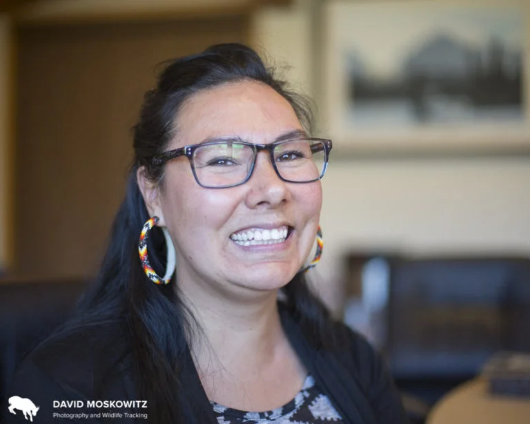 Naomi Owens, Treaty Manager for the Saulteau First Nation discussed her people’s involvement in protecting caribou and other resources on their traditional territory.