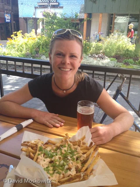 A basket of “mucky fires” and a pint of IPA at the Pedal and Tap in Kimberly, BC was a perfect way to celebrate a successful trip to a stunning location!