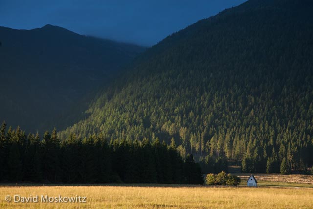 Evening light in the Tatra Mountains, Slovakia.