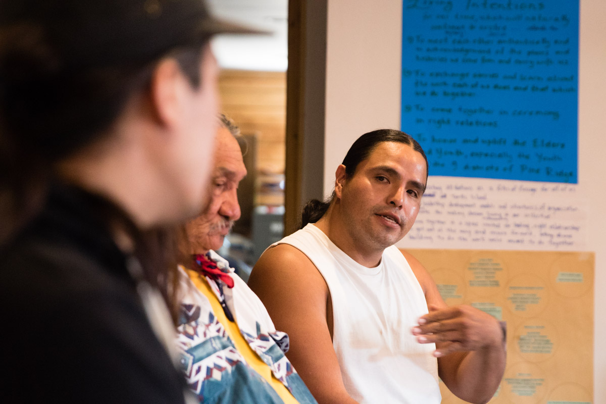 Lakota man Duane Two Bulls explains points of contemporary Lakota culture.