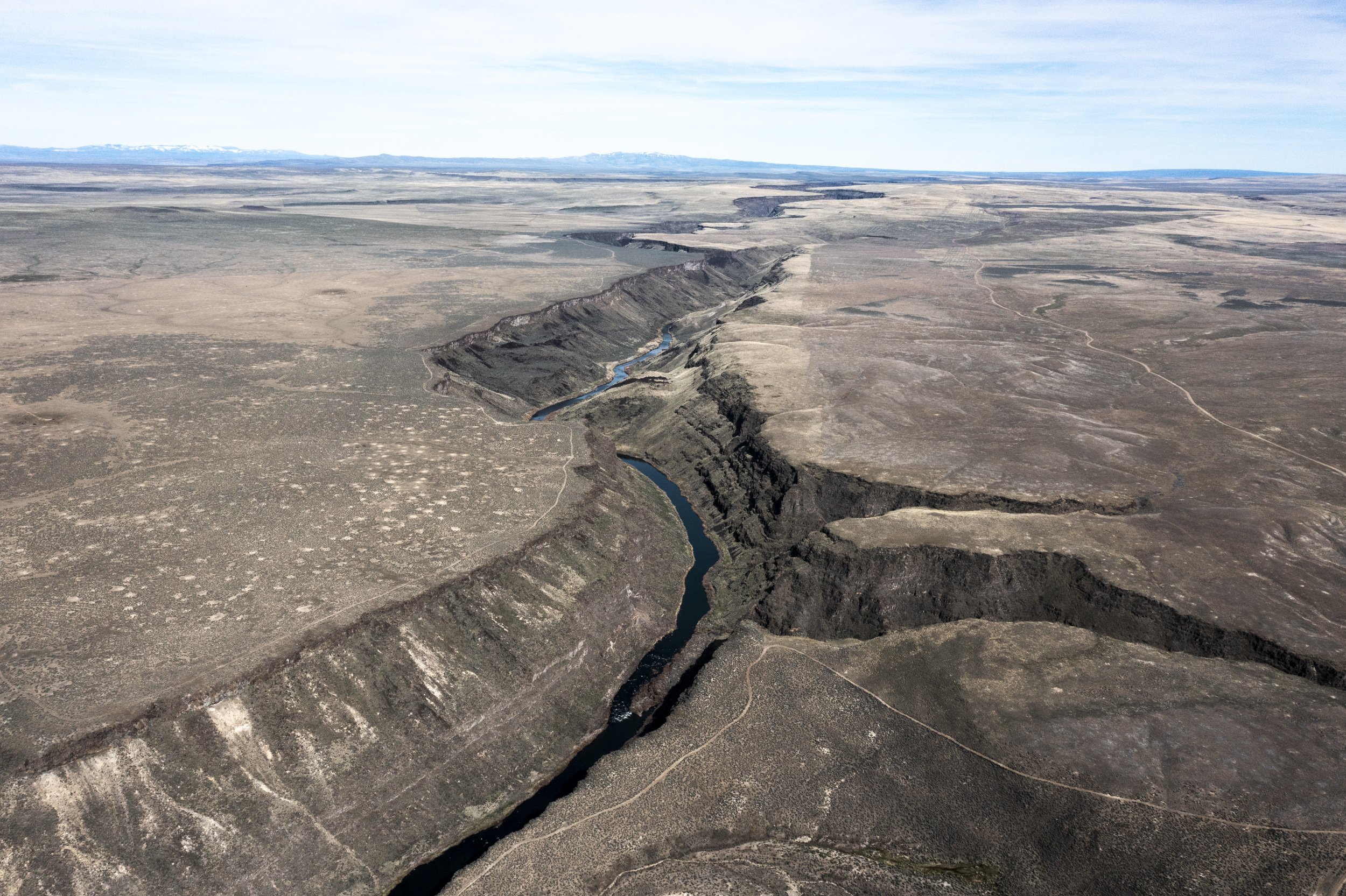 Owyhee River just upstream from Rome, Oregon.