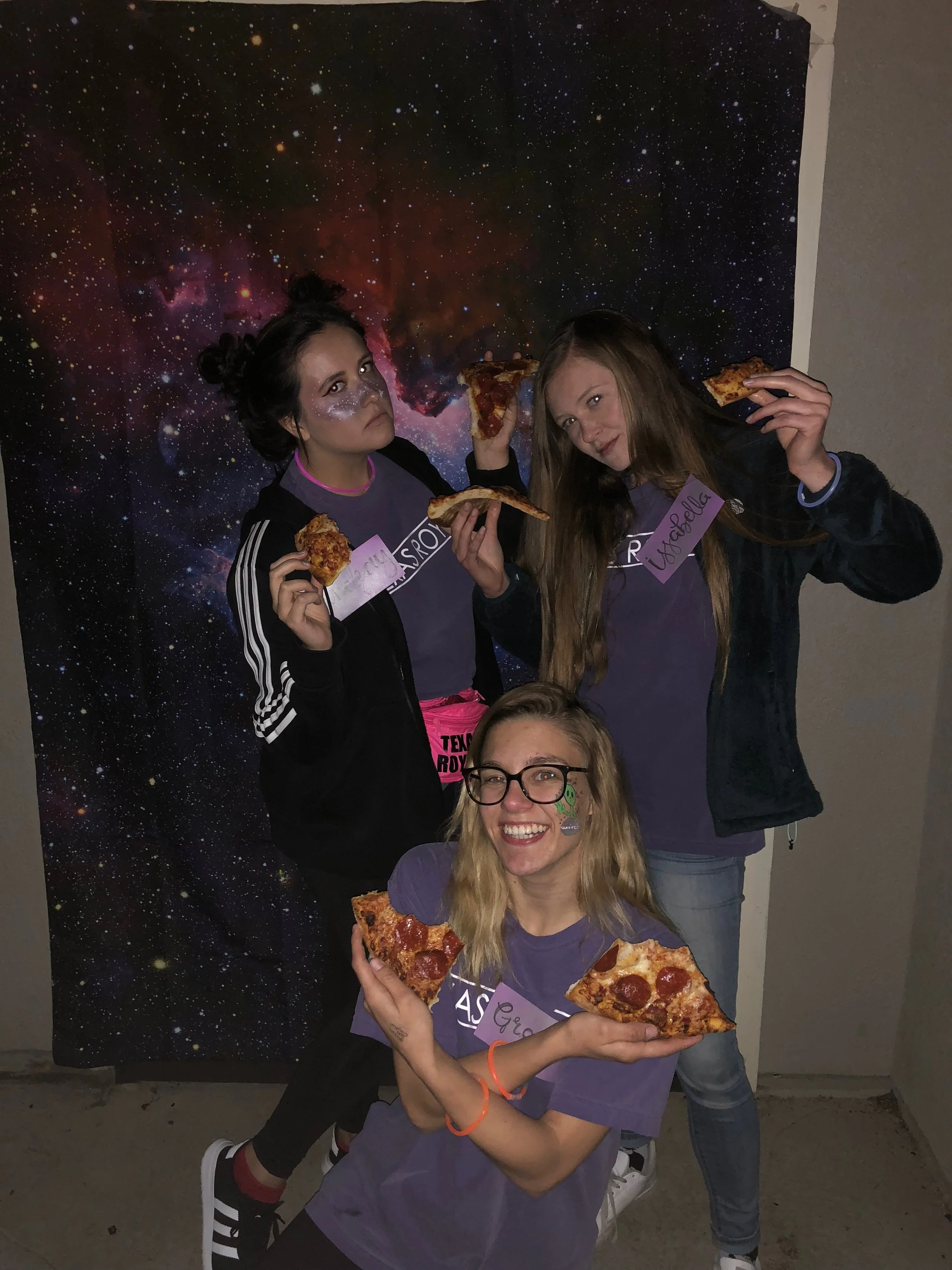 Lindsay, Isabella and Grace during a Royals event.