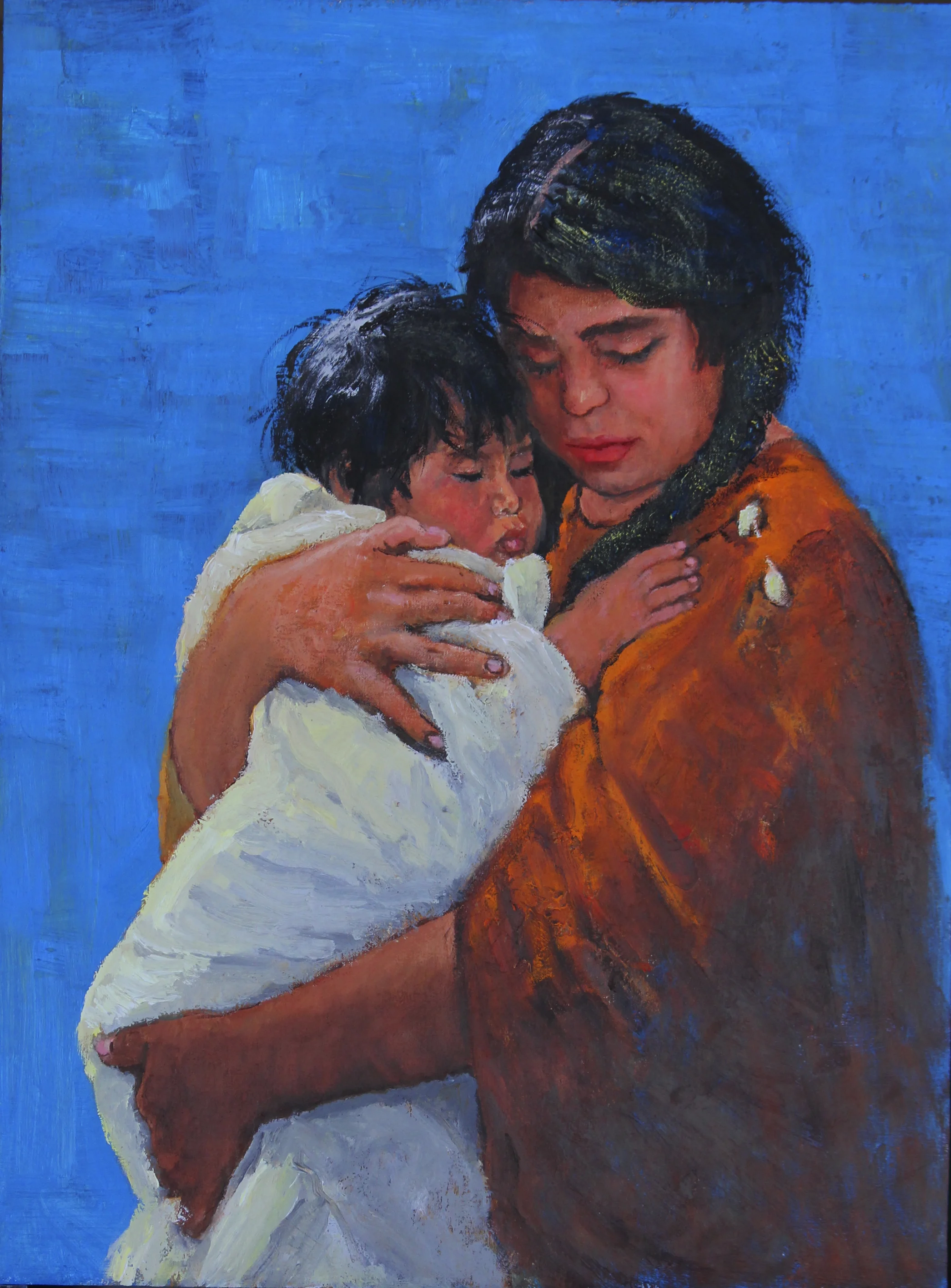 The Protector   24x18  oil   On Linen Framed  $2100