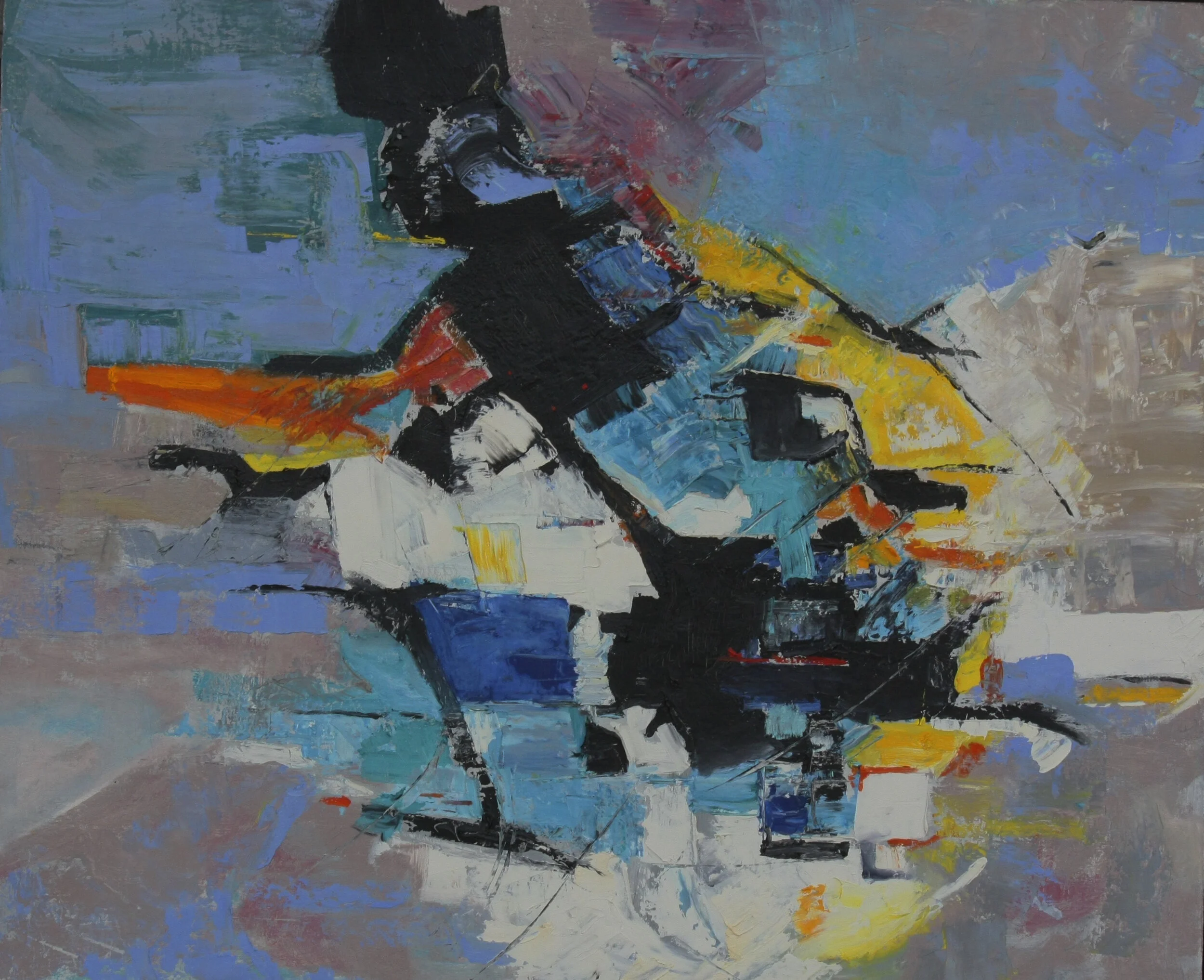   Trigger Fish   30x36  oil   On Linen   Framed  $5000