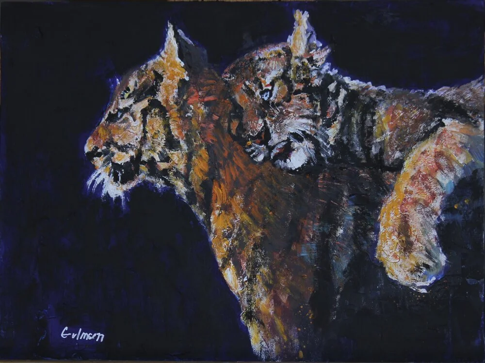 BFF   12x16   oil  On Linen Canvas    Framed  