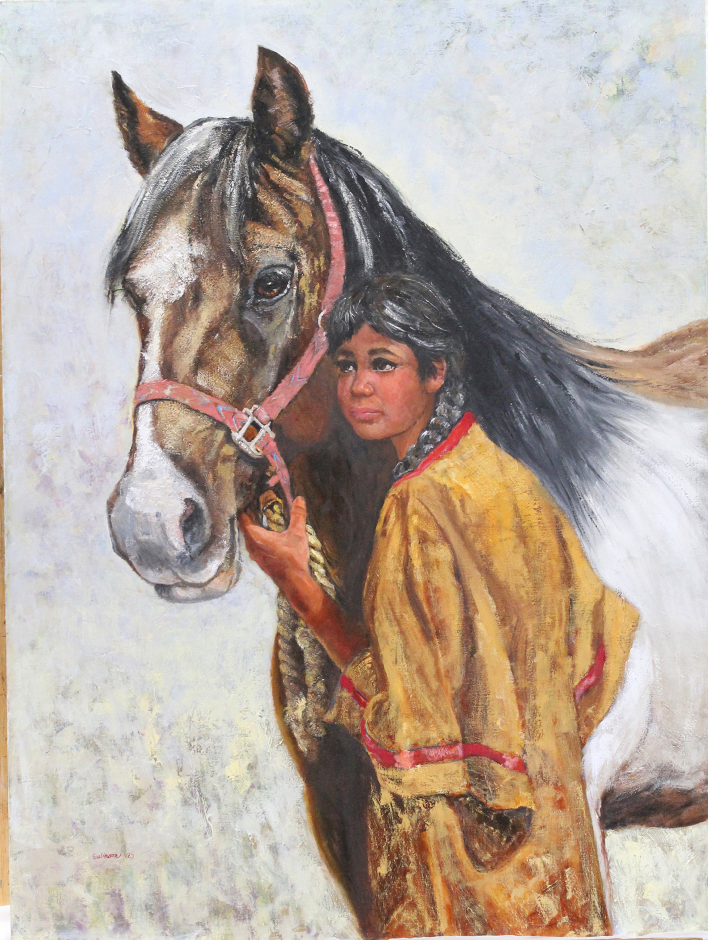 Sharing Secrets   48x36 -oil  On  Linen On Panel Unframed  $8900