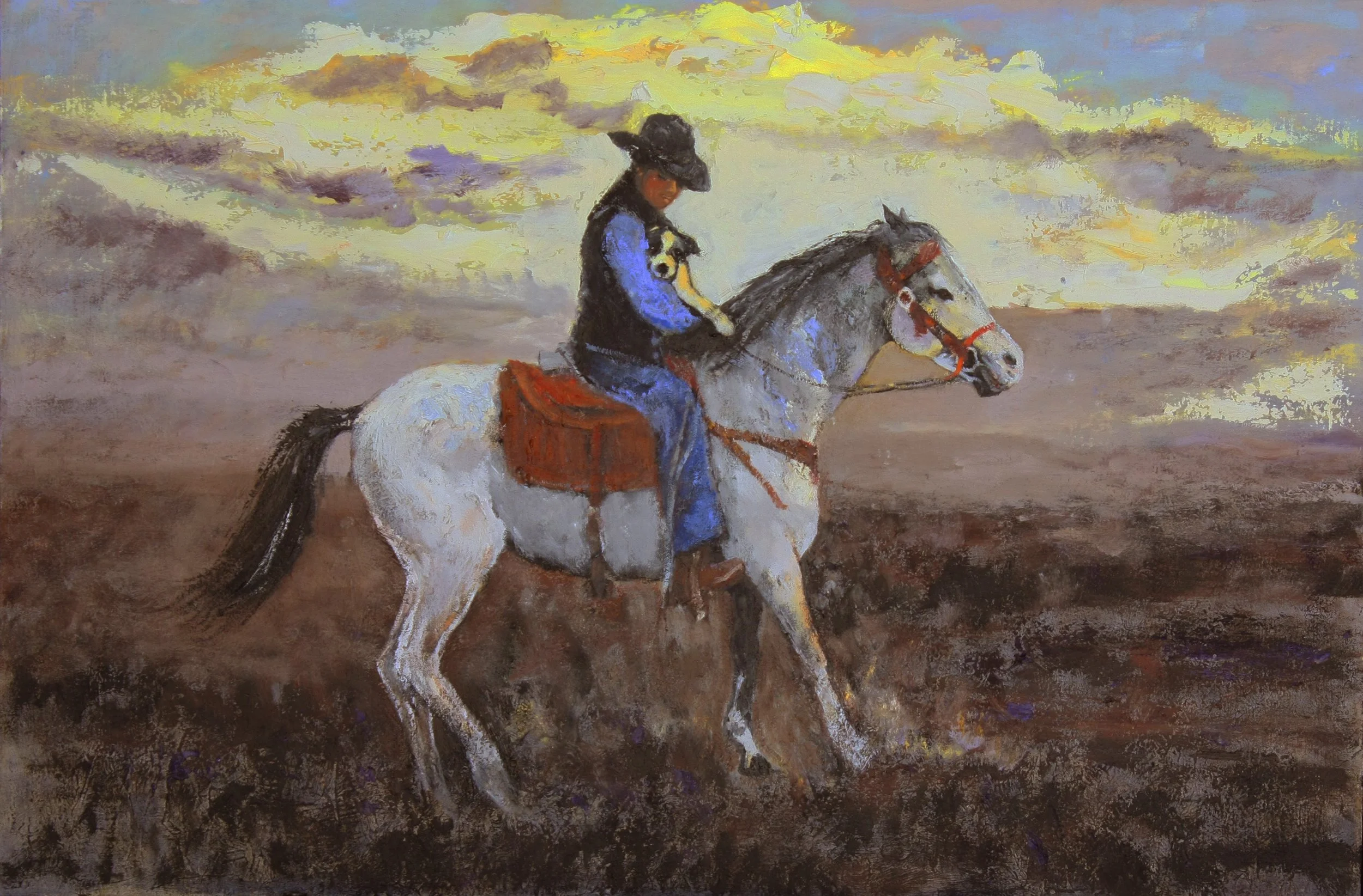 The Rescue   24x36  oil On Linen On Panel  Unframed  $4300