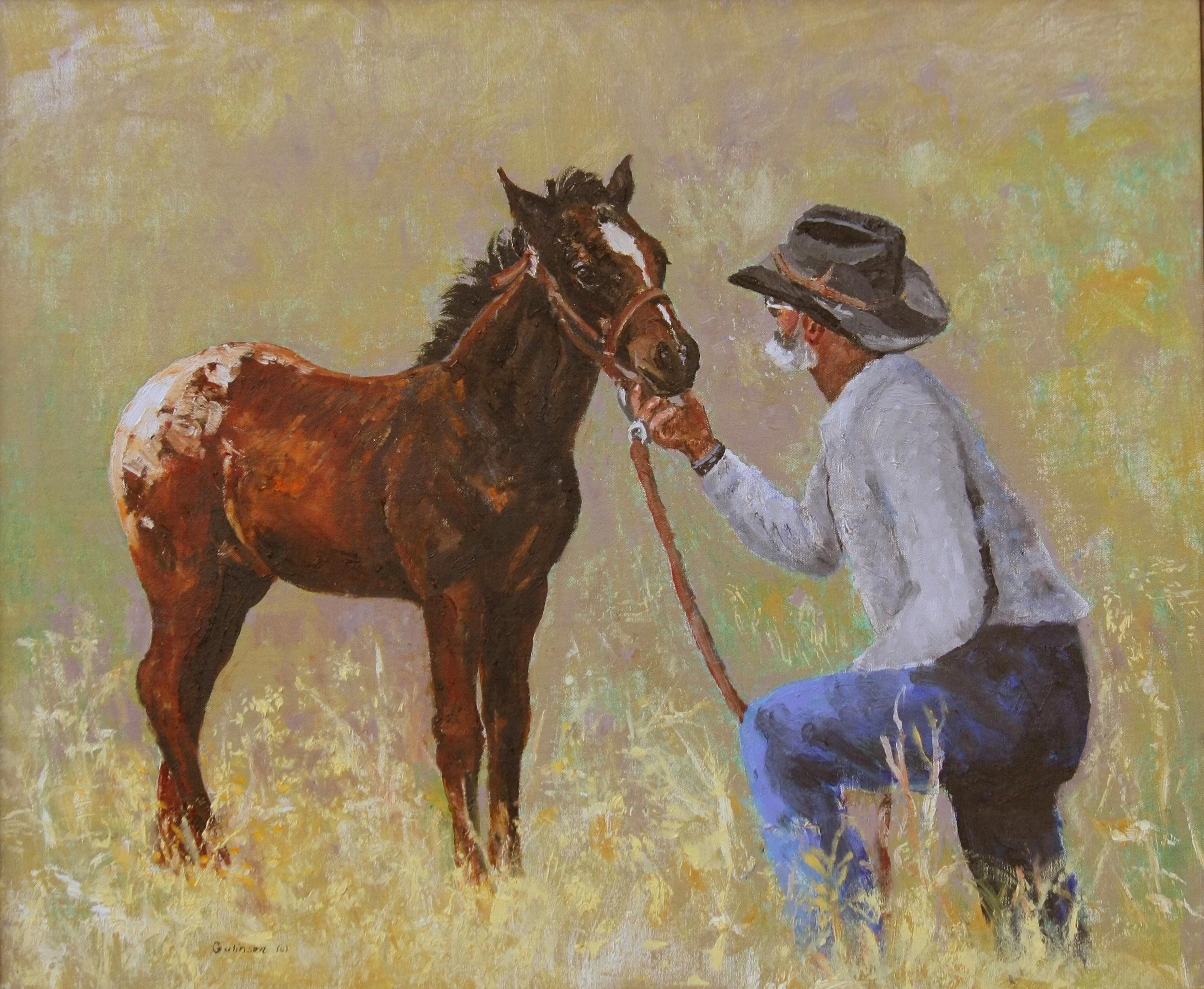 Little Joe And Elmer   20x24  oil  On Linen On Panel  Unframed  $2400