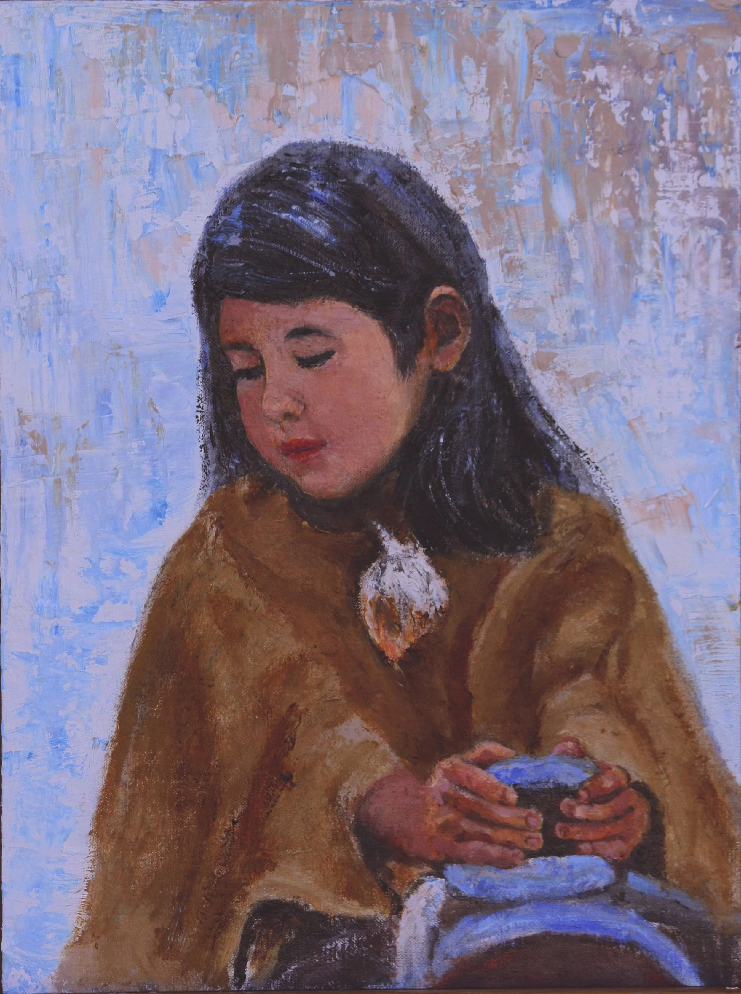 "Rainn"   16x12  oil   On Linen  Framed  $900