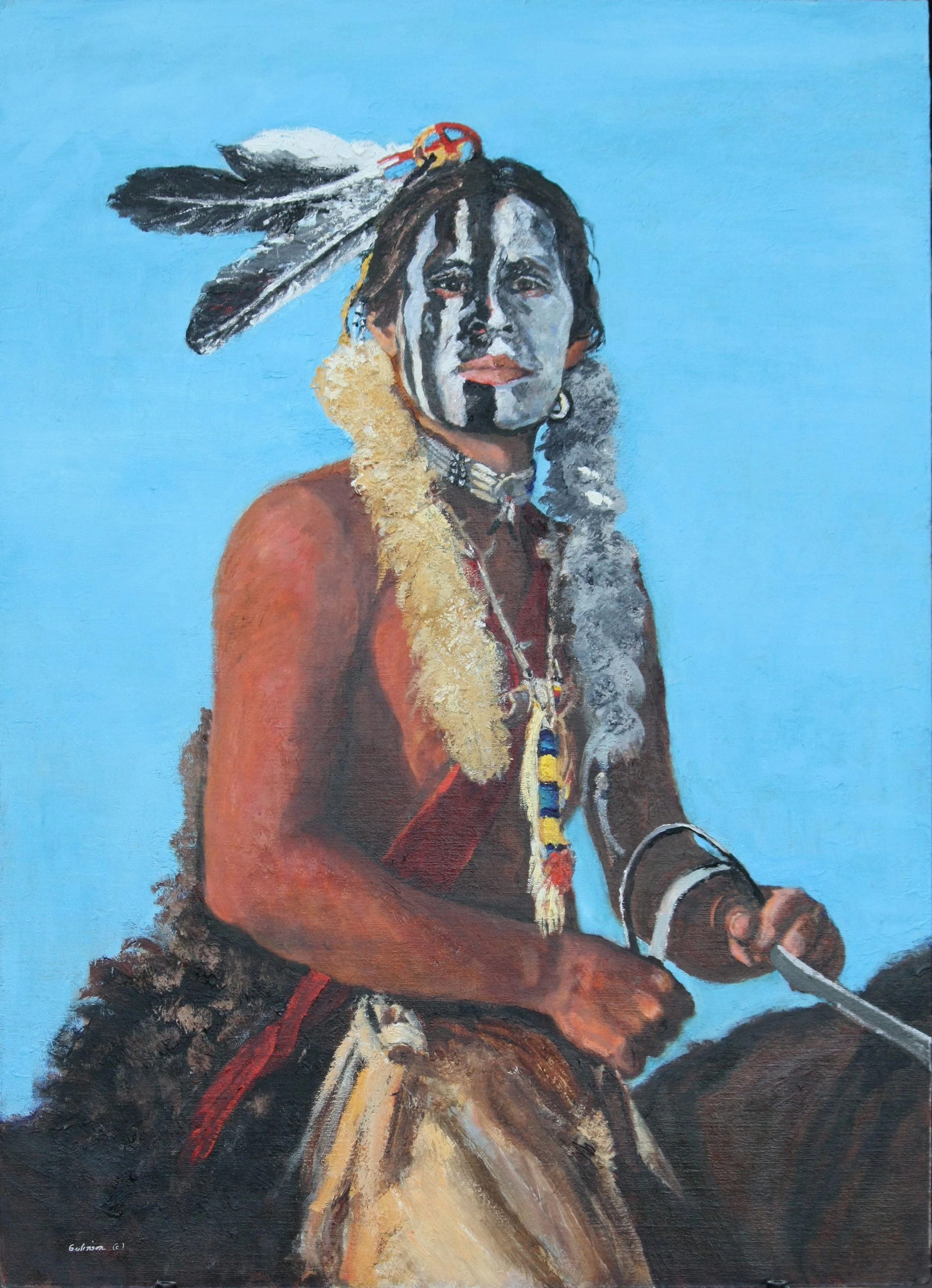 The Brave  36x20   oil  On Linen  Framed  $3600