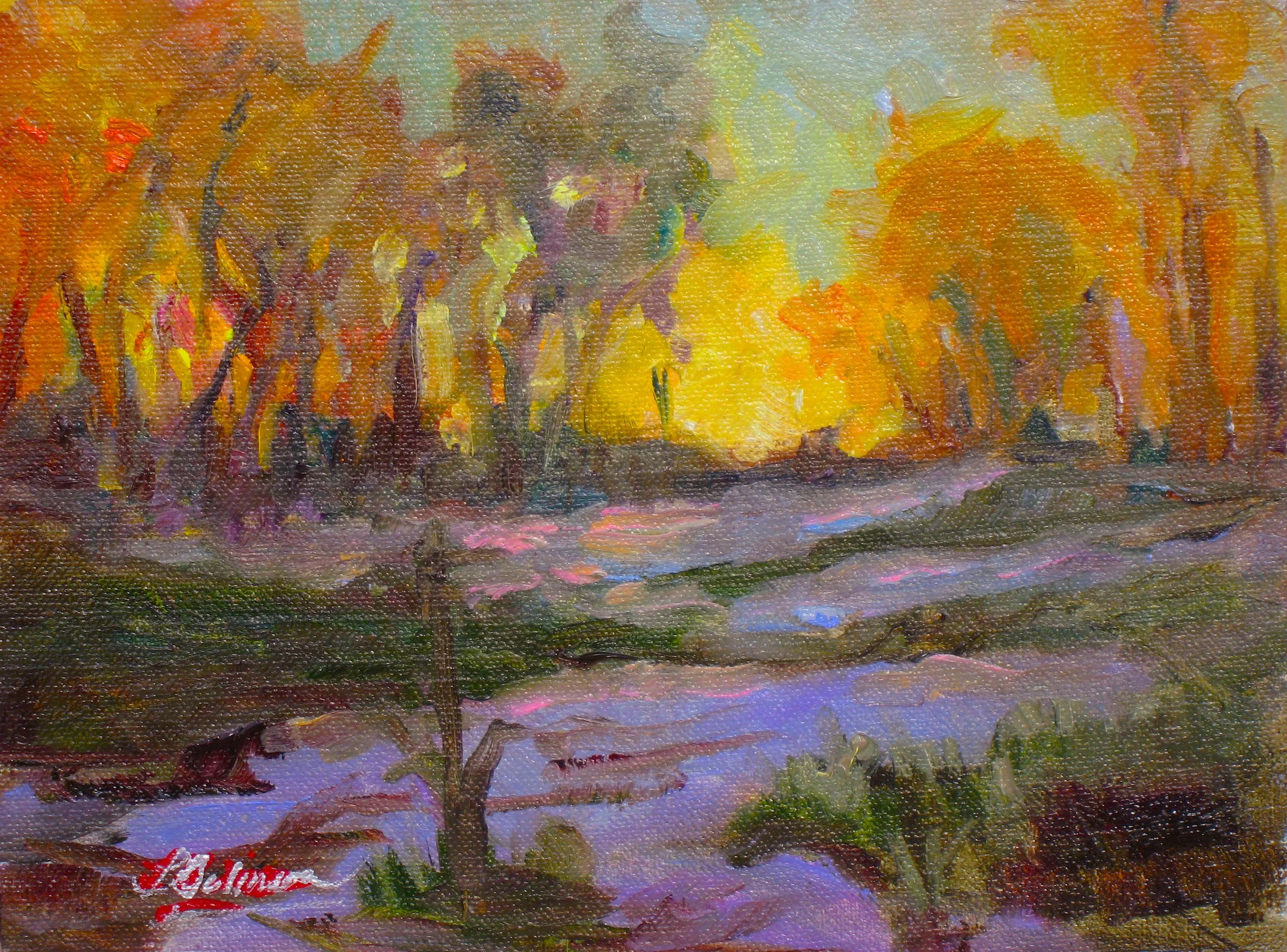 In Memory Of Trees #2    oil