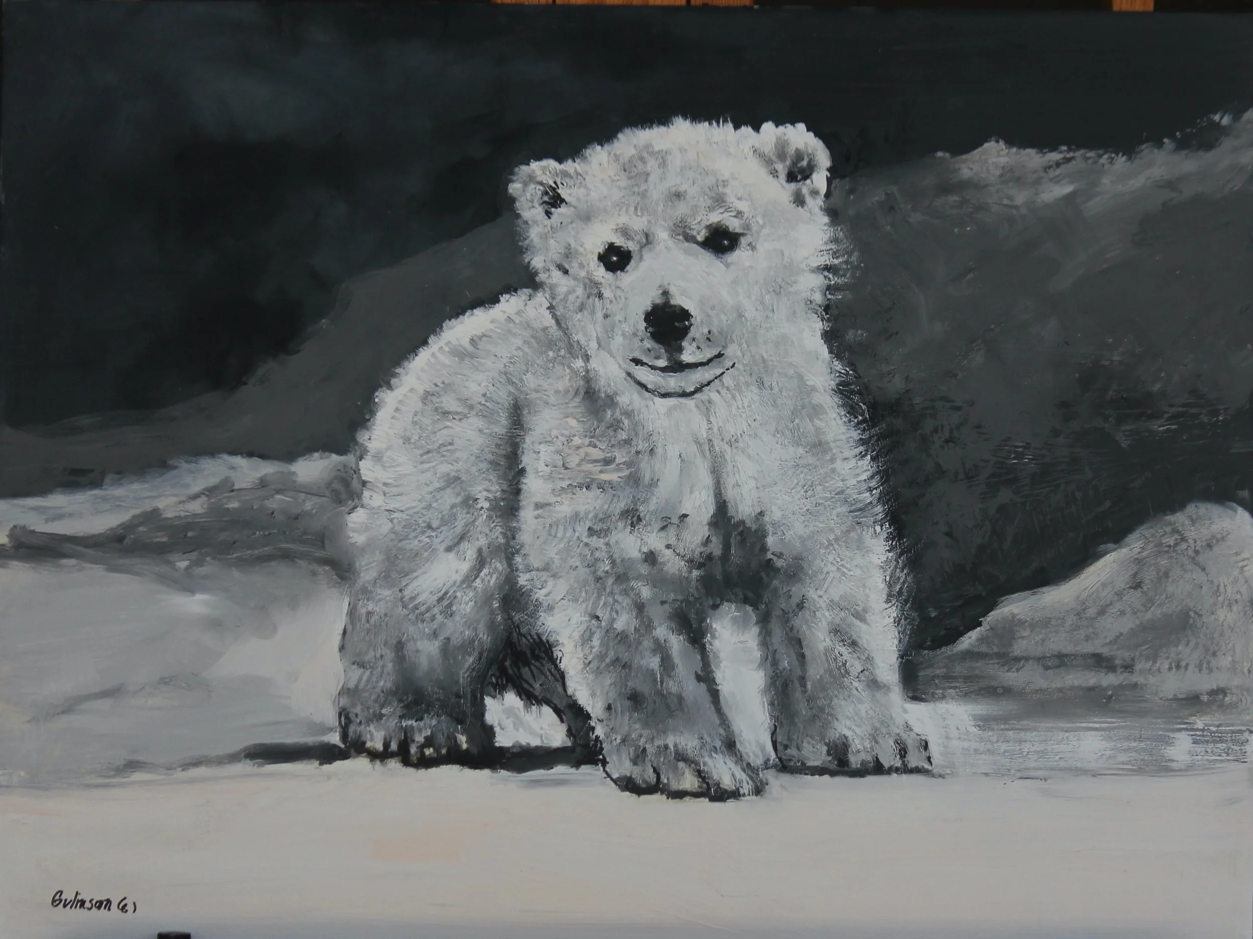 Just Beginning  18x24   oil  On Linen Canvas  Unframed  