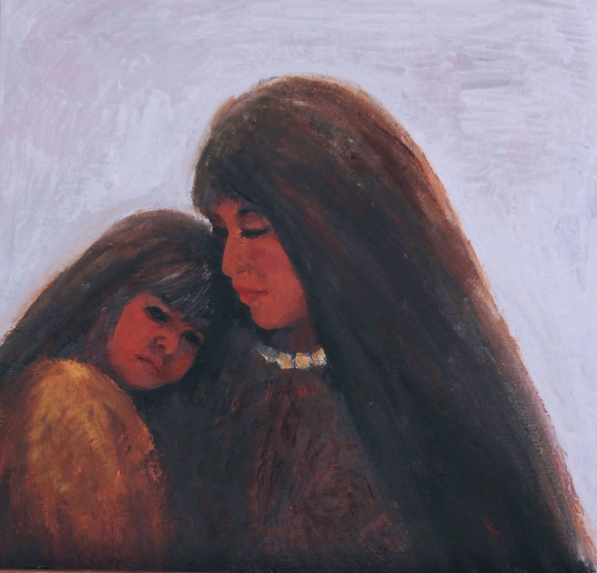 Tender Love   20x20   oil  On Linen On Panel Unframed  $2000