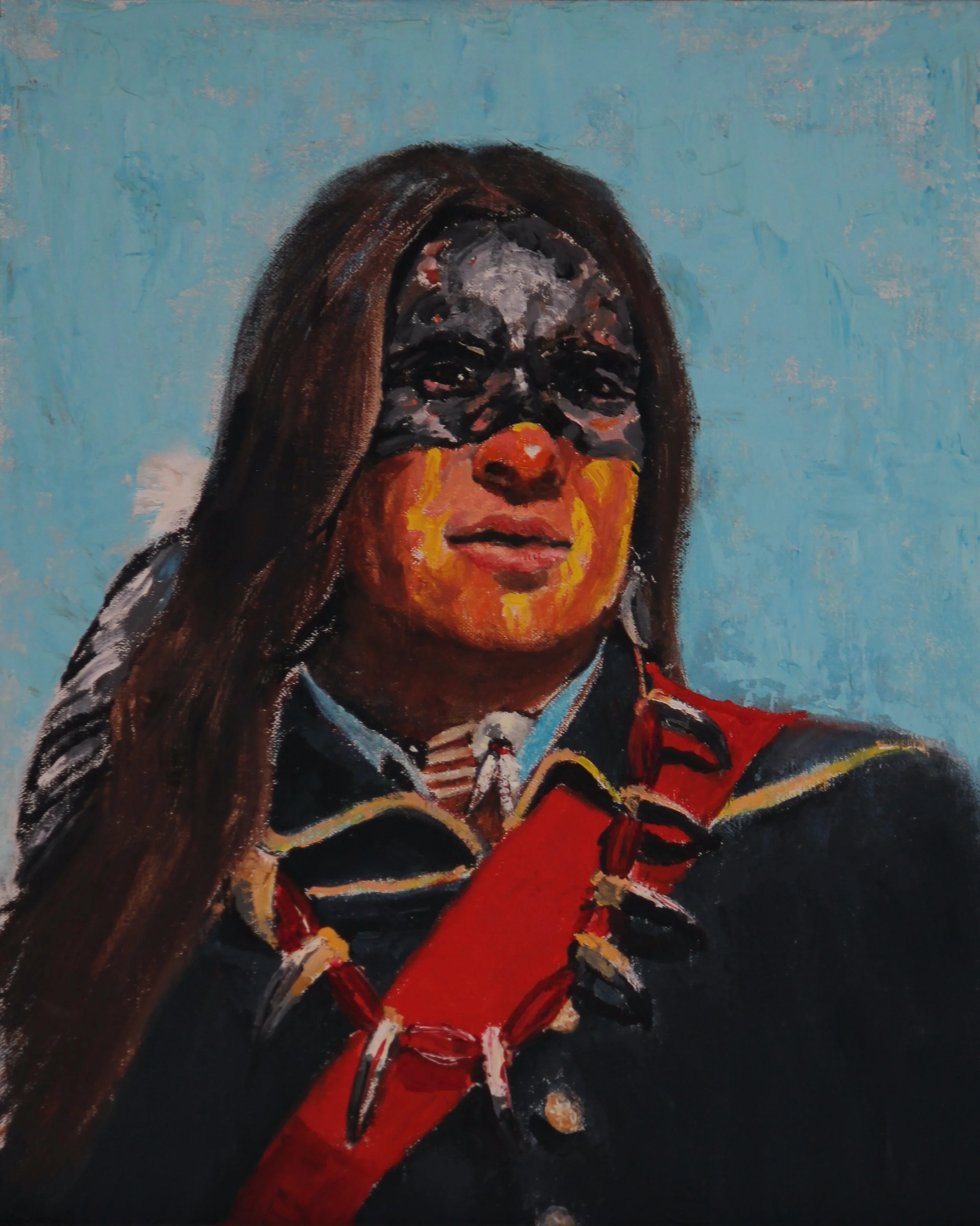 The Cavalry Scout   15x12  oil  On Linen On Panel   Unframed  $900