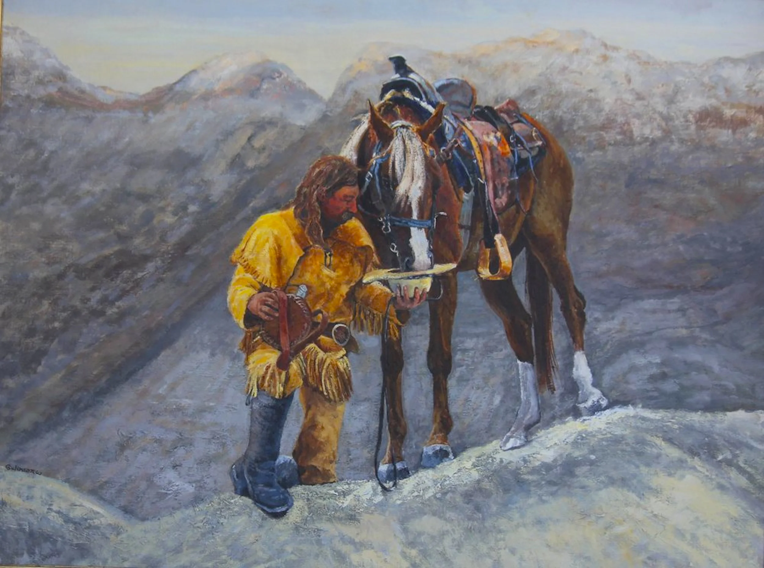 Partners   oil 36x48   On Linen  Framed   $8700