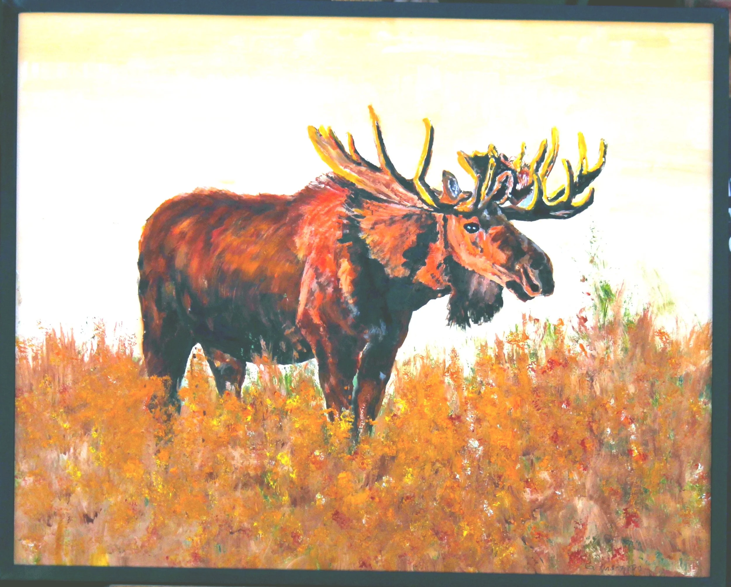 Kissed By The Sun   oil 231/2x291/2 Linen Canvas  Framed     