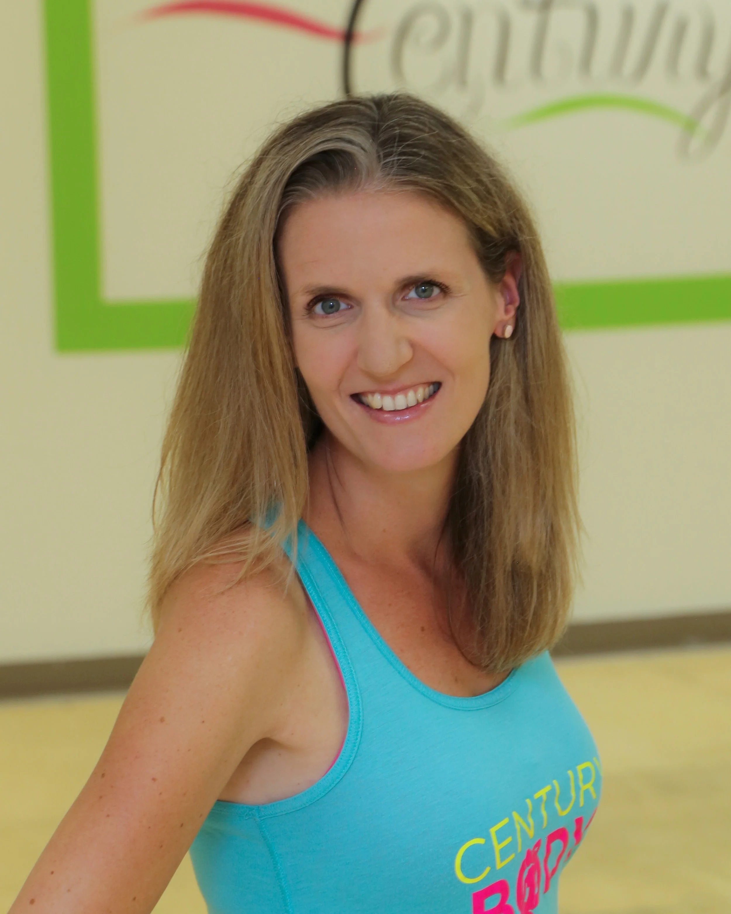 Sigi Buckner I’ve been part of the Century Body family since 2010, first as a student then as a Zumba® Kids instructor in 2012. I moved onto grown ups shortly afterwards. There’s so much to love about Zumba® Fitness — the music, the moves, the smiles, the sweat you don’t notice until after the workout is over. But as an instructor, I love watching students grow, especially when they started their first class in the back and then find themselves letting loose and joining me closer to the font. Won’t you come dance with me?
