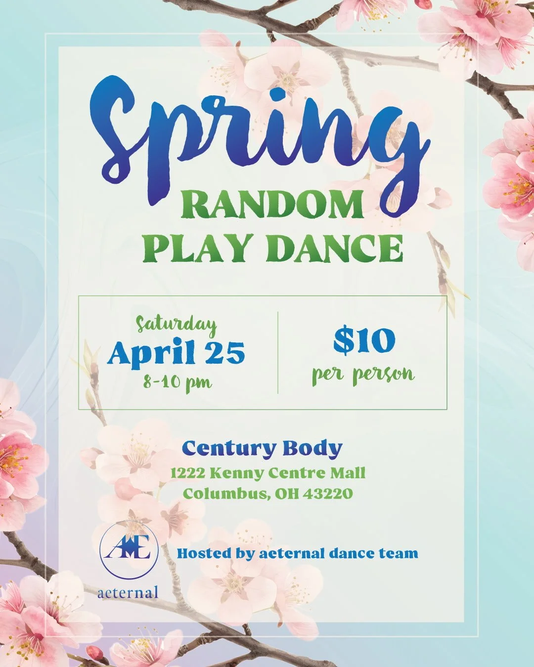 Spring Random Play Dance (RPD)