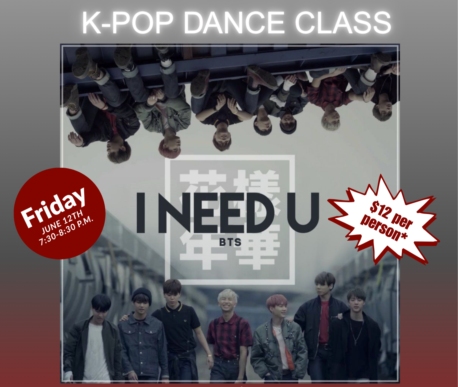 "I Need U" K-Pop Dance Class