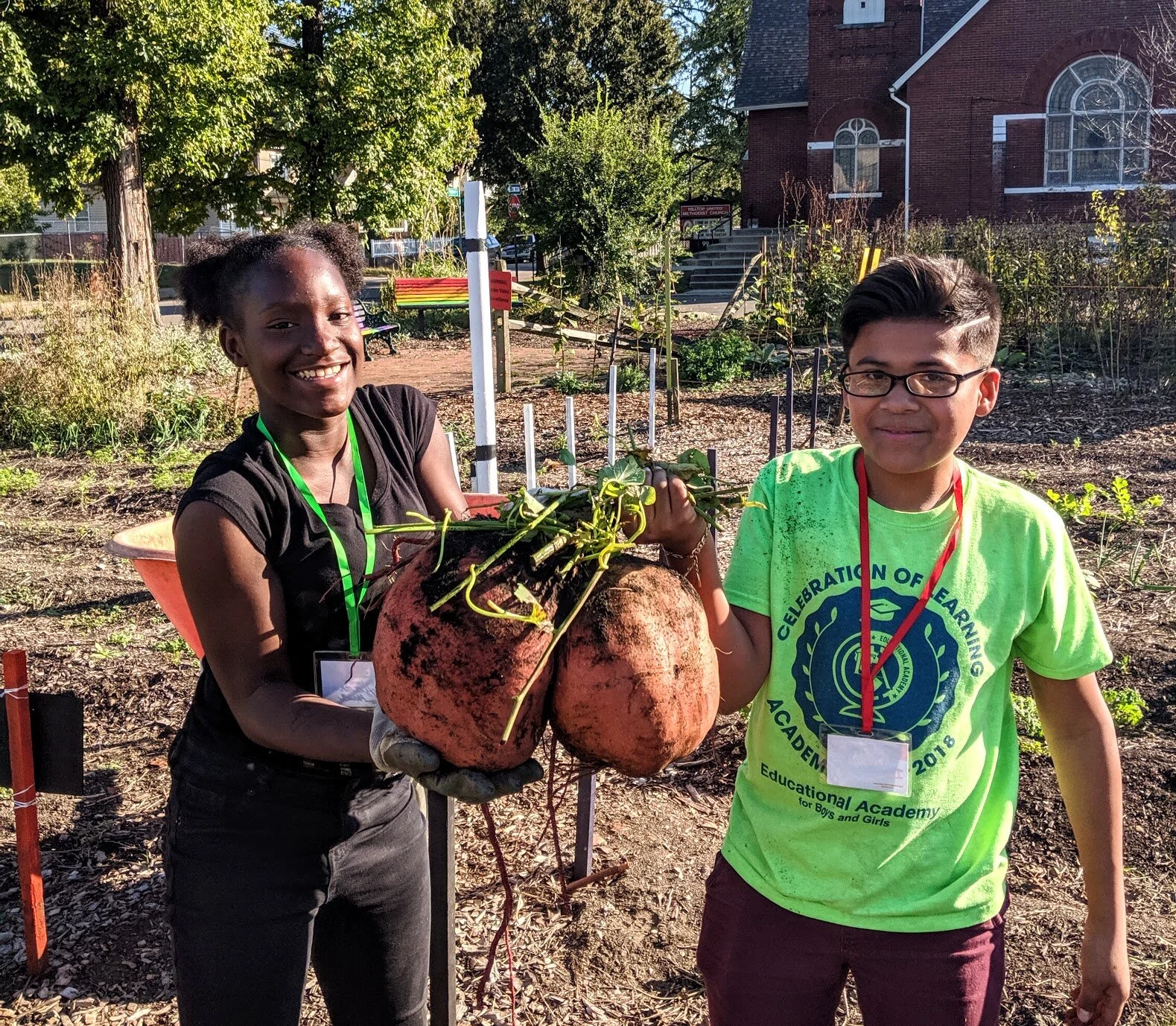 Garden Club: Sweet Potatoes and Apple Sauce