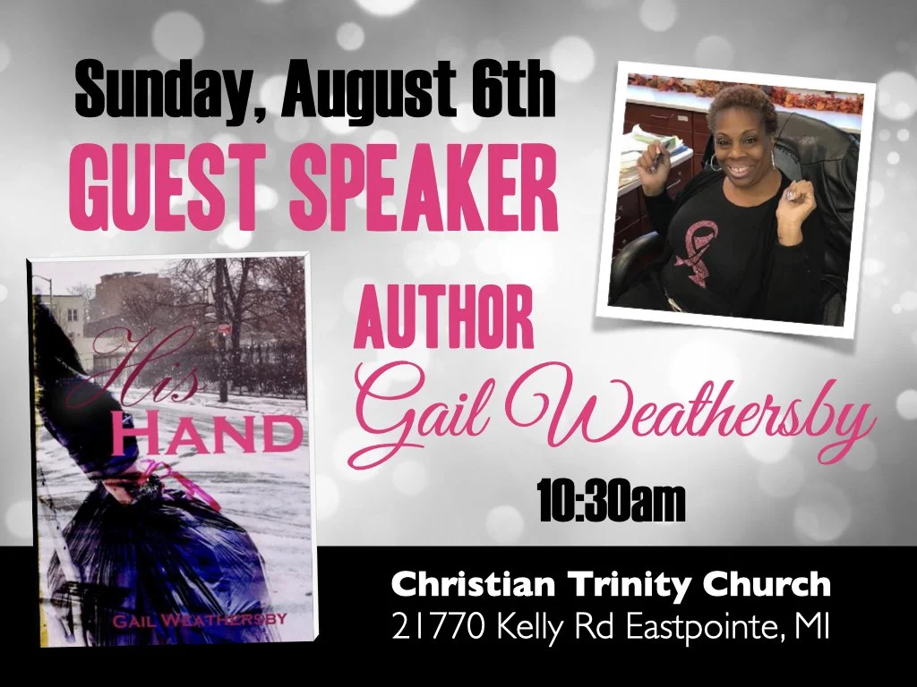 Author Gail Weathersby Guest Speaker