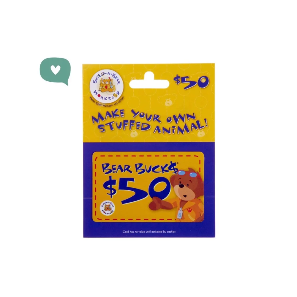 Build-A-Bear Gift Card — The Lovin Sisters