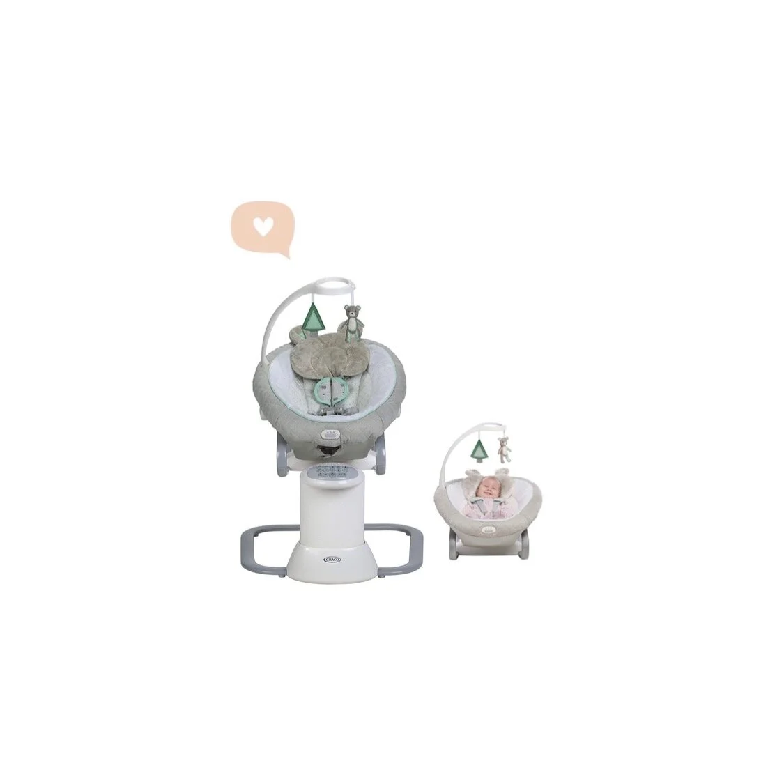 graco baby everyway soother swing with removable rocker