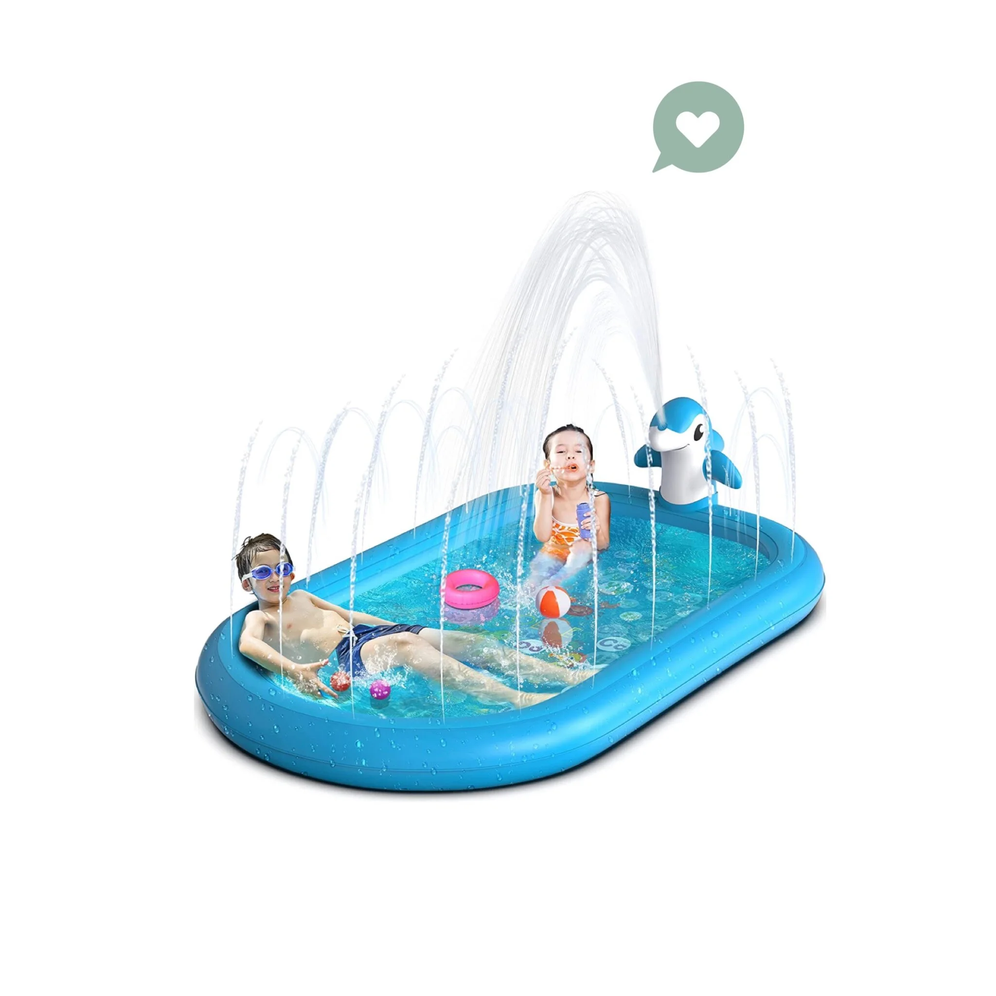 Inflatable Splash Pad Water Sprinkler Pool — The Lovin Sisters
