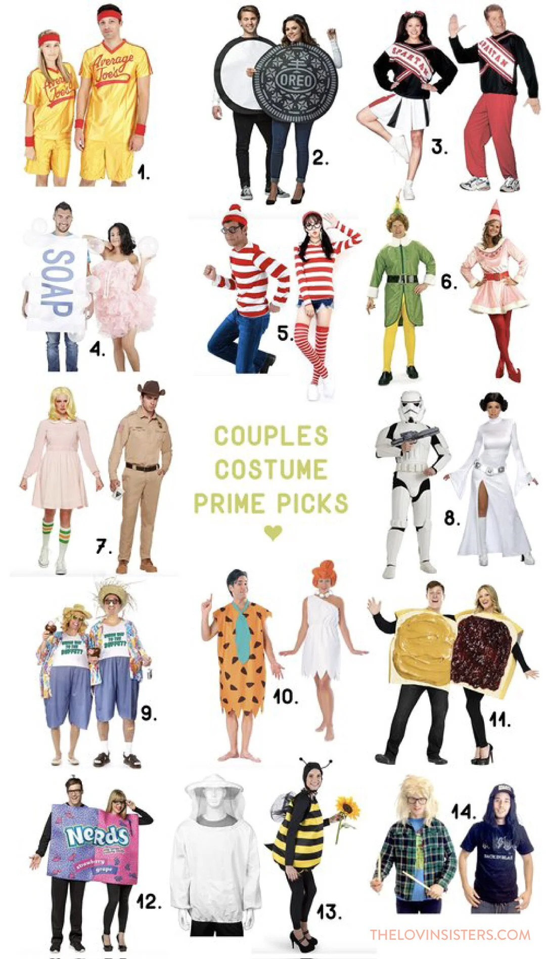 Couples Costume Prime Picks — The Lovin Sisters