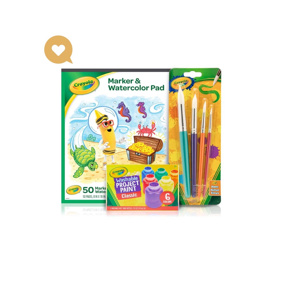 Crayola 115pc Kids' Super Art & Craft Kit for sale online