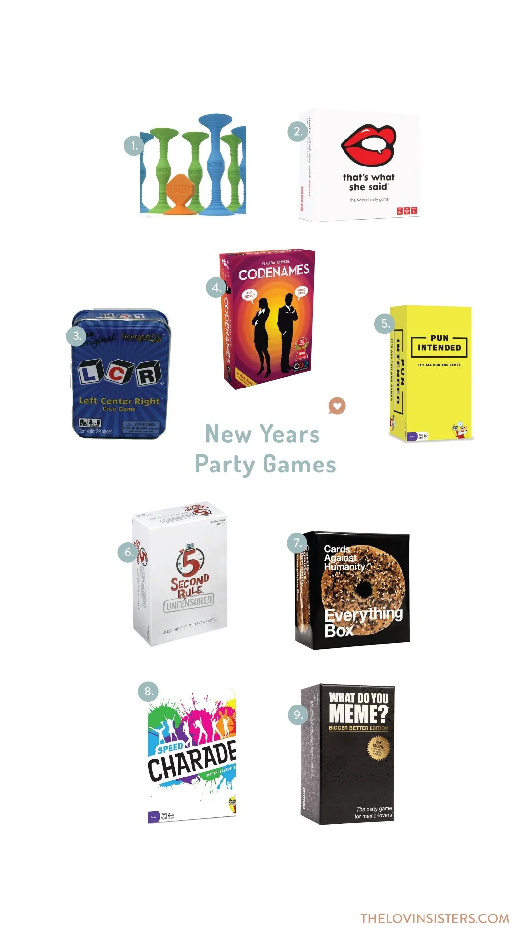 New Years Party Games — The Lovin Sisters