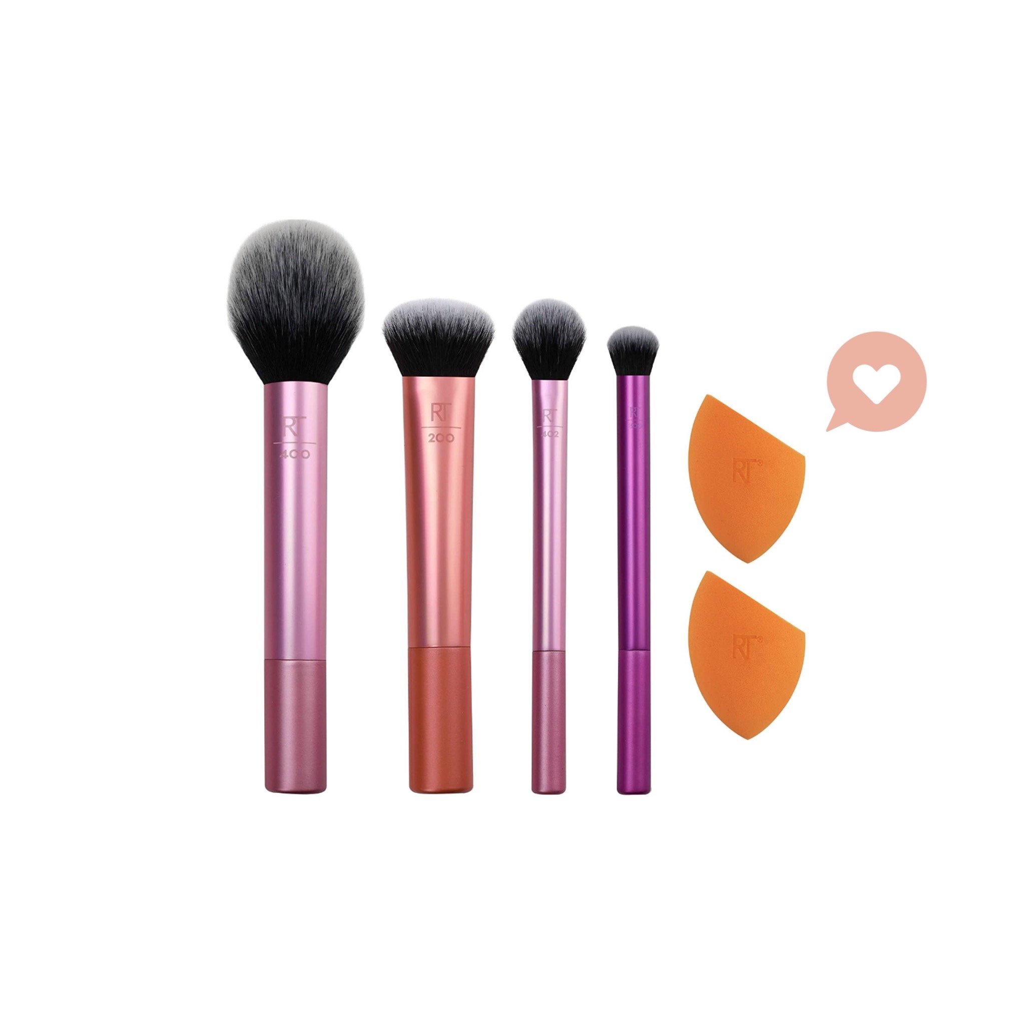 Makeup Brush Set with 2 Sponge Blenders — The Lovin Sisters
