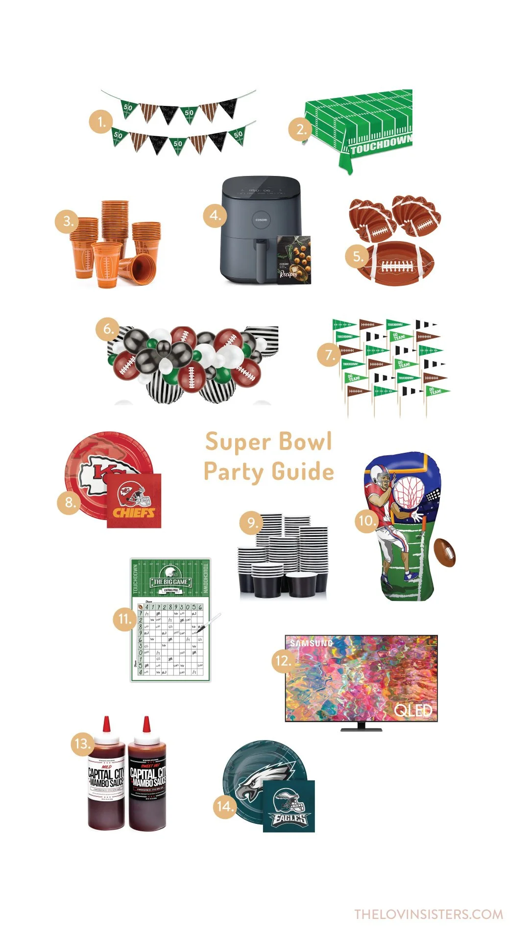 Super Bowl Party Guide — The Lovin Sisters