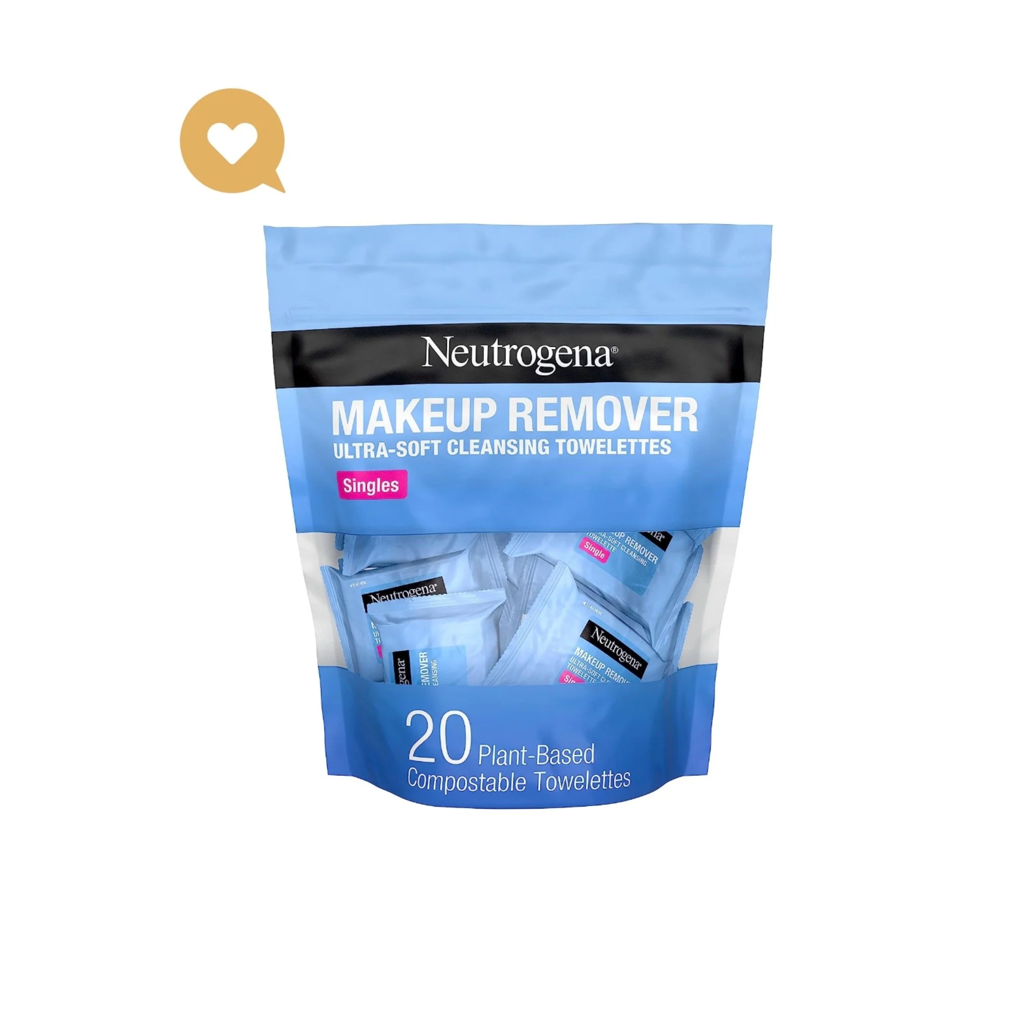 Neutrogena Makeup Remover Facial Cleansing Towelette Singles — The