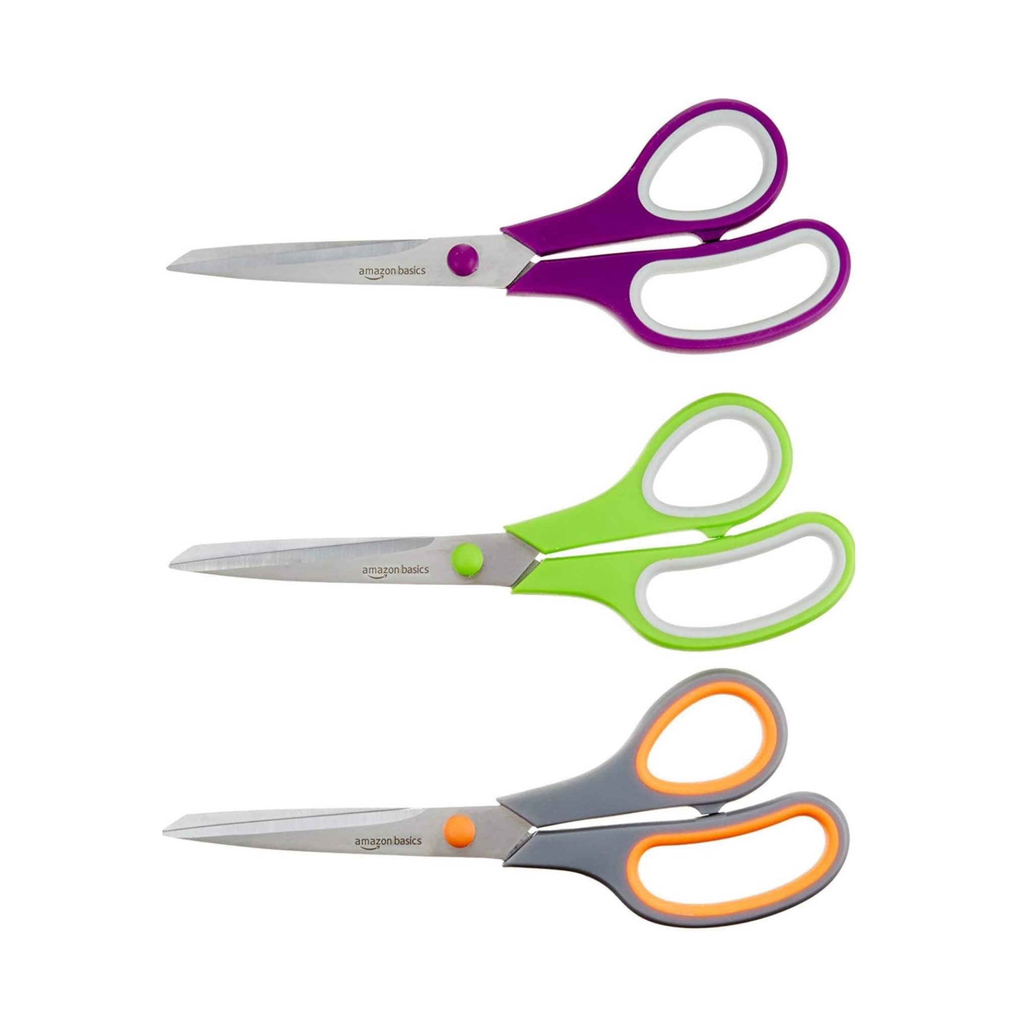 Scissors, iBayam 8 Multipurpose Scissors Bulk 3-Pack