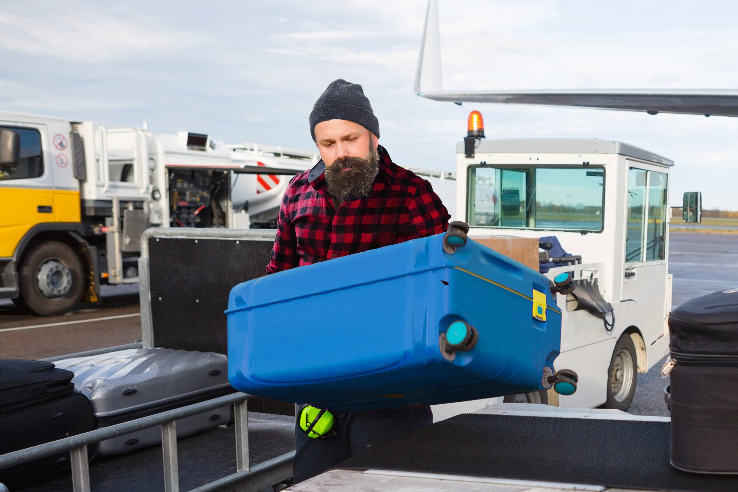  Passengers will have to do a double-take when they’ll see lumberjacks handling their luggage 