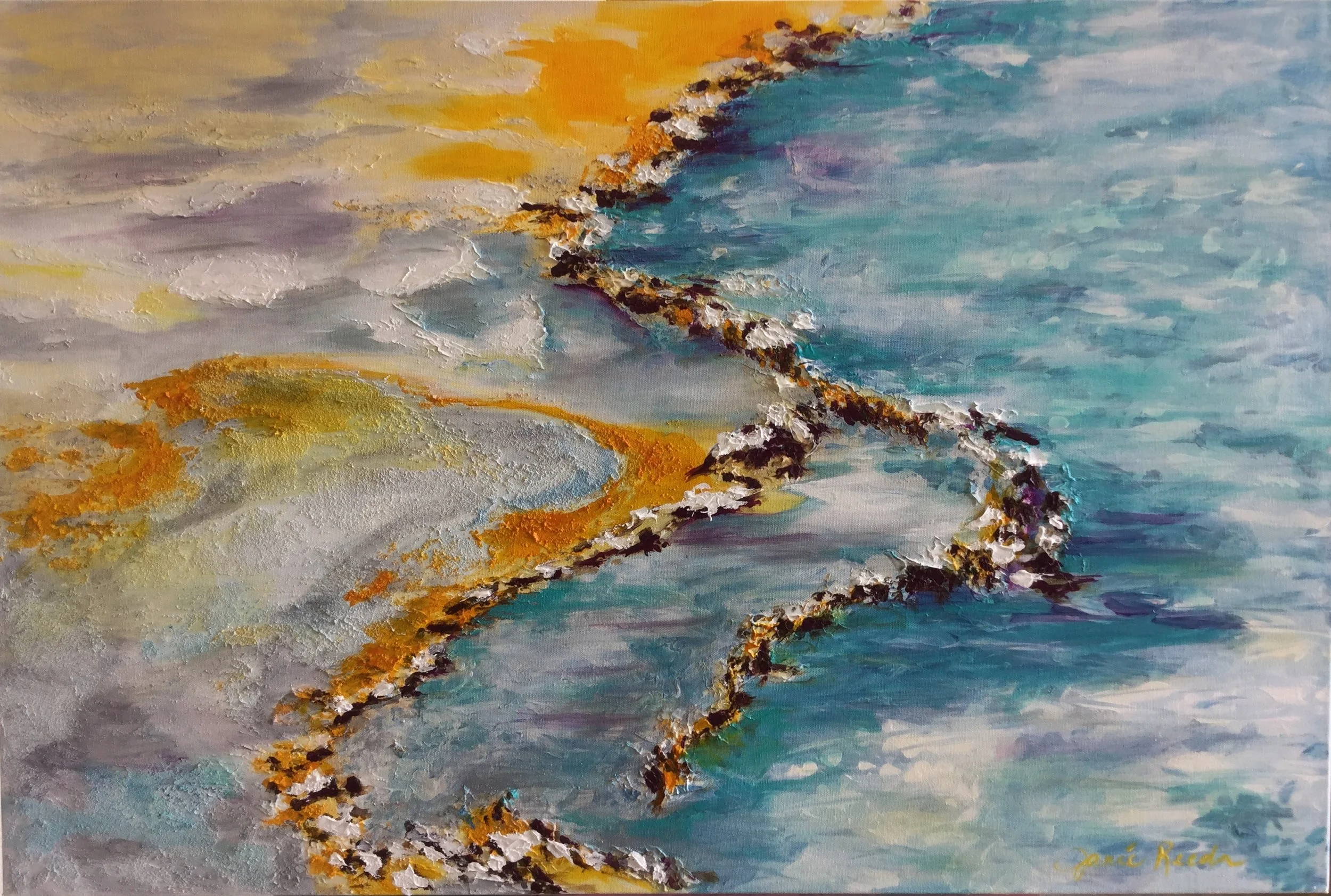 Midway Geyser Basin #2     36" x 24" x 1.5"