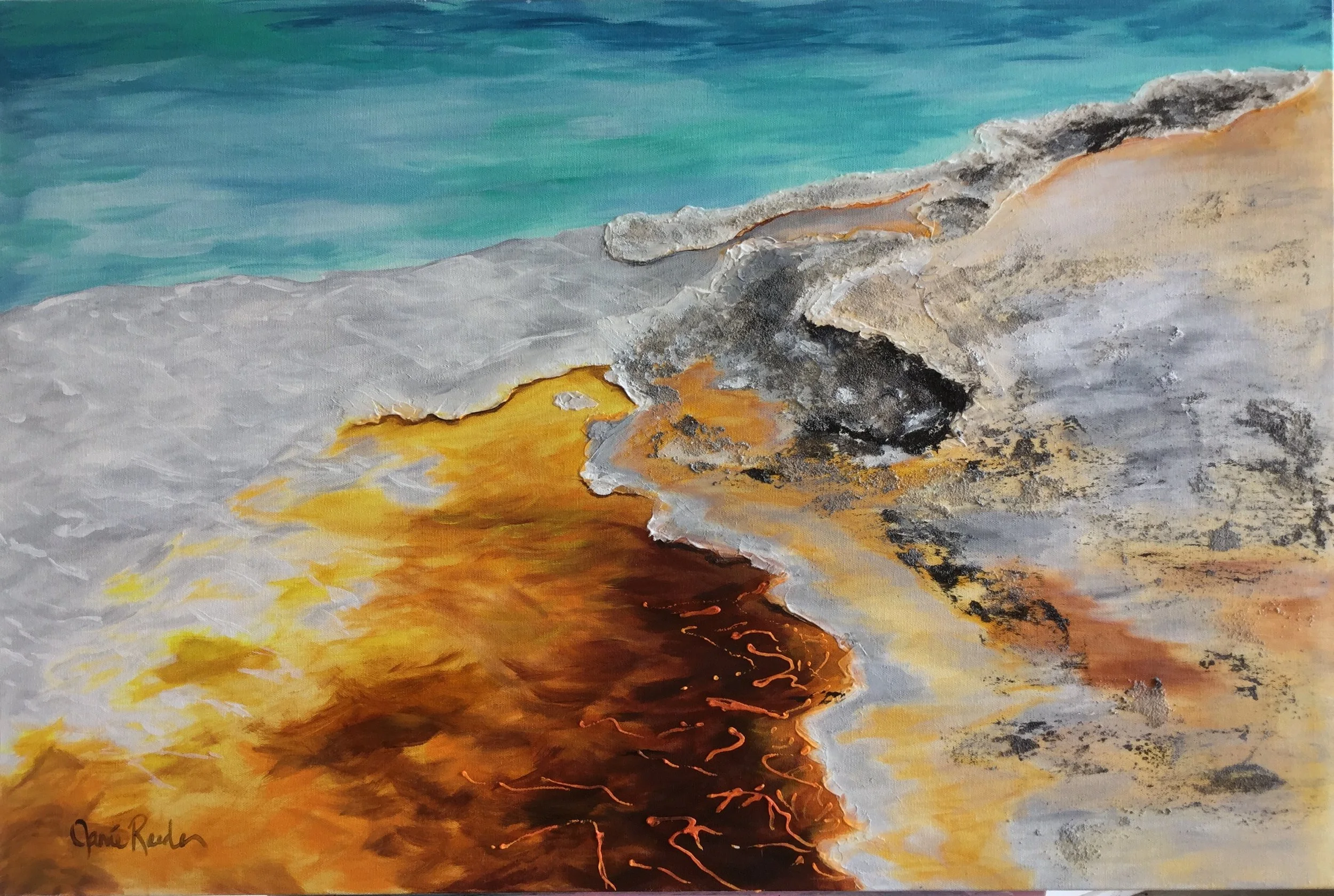 Sapphire Pool #1     24" x 36" 